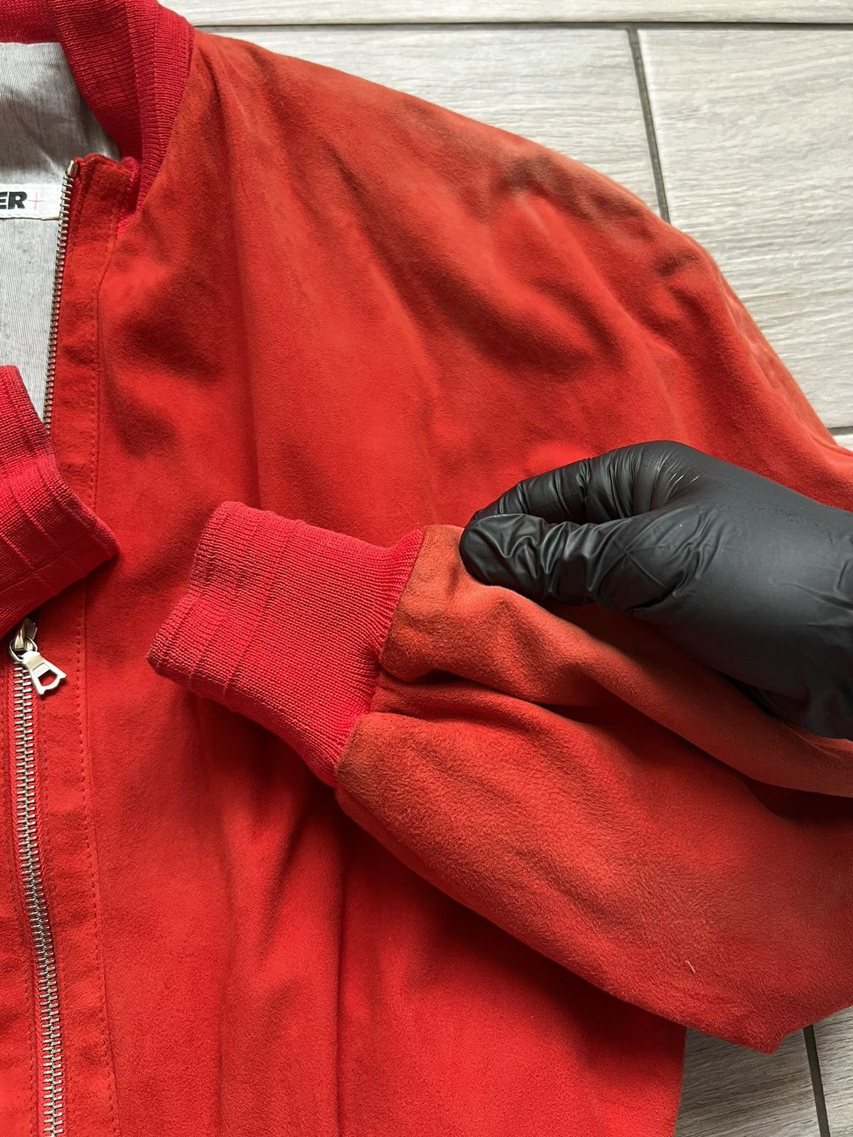 Jil Sander ARCHIVE Vintage Jil Sander Red Bomber Jacket 90s Designer Size M / US 6-8 / IT 42-44 - 12 Thumbnail