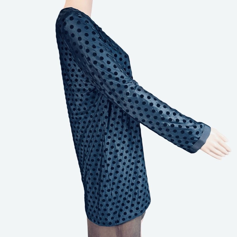 Karl Lagerfeld NWT New $138 Karl Lagerfeld Polka Dot Open Front Black Card Size S / US 4 / IT 40 - 3 Thumbnail