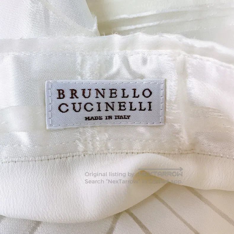 Brunello Cucinelli Brunello Cucinelli White shirt T-shirt Size M / US 6-8 / IT 42-44 - 6 Thumbnail