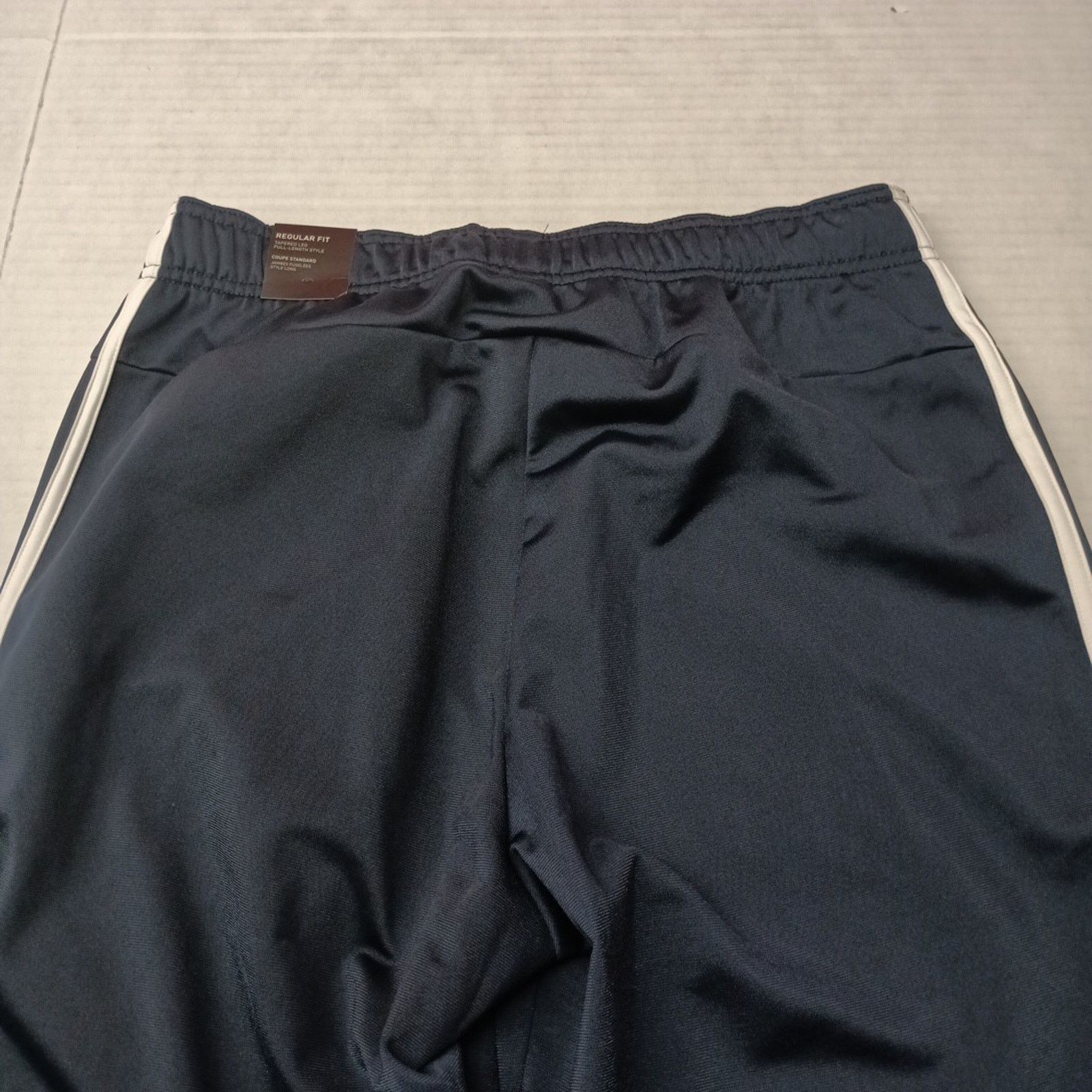 Adidas Adidas Joggers Men's M Navy Blue White Three Stripe Tricot Size US 30 / EU 46 - 9 Thumbnail