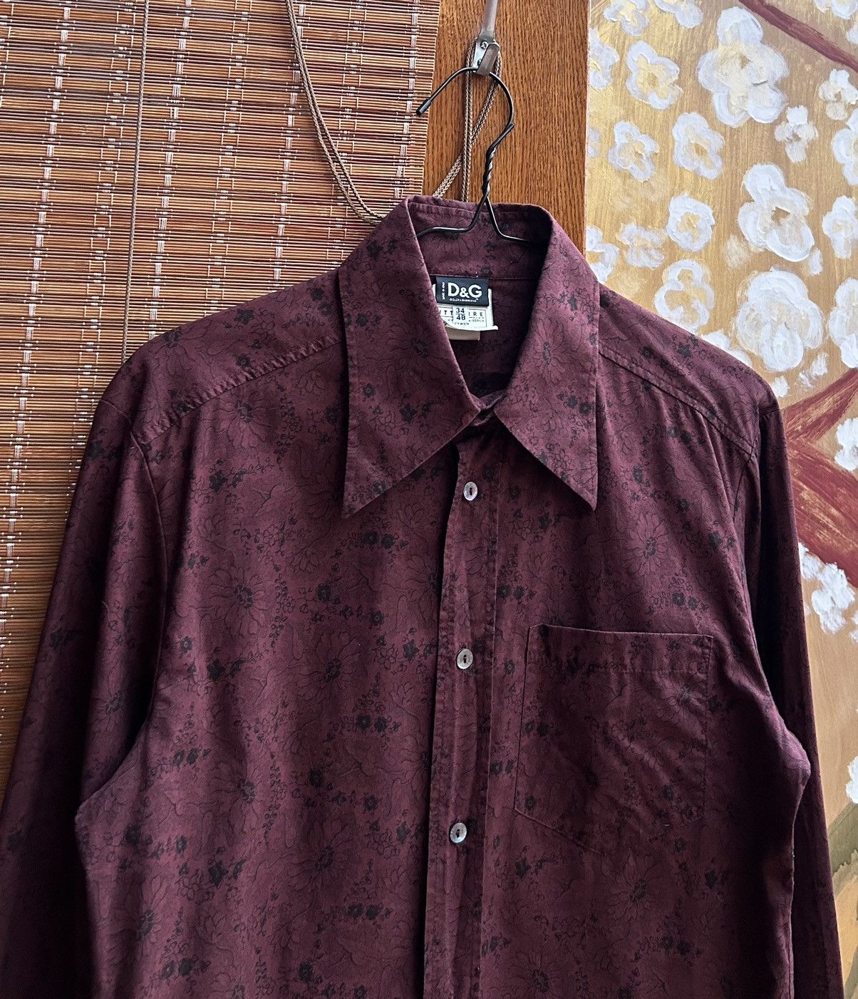 Dolce & Gabbana × Vintage Vintage Dolce & Gabbana Floral Print Button Shirt Size US M / EU 48-50 / 2 - 3 Thumbnail