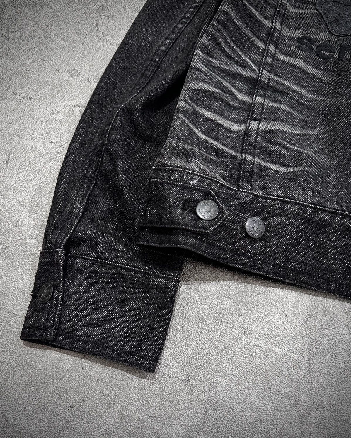 Roen Roen x Semantic Design Black Washed Denim Jacket Size US M / EU 48-50 / 2 - 7 Thumbnail