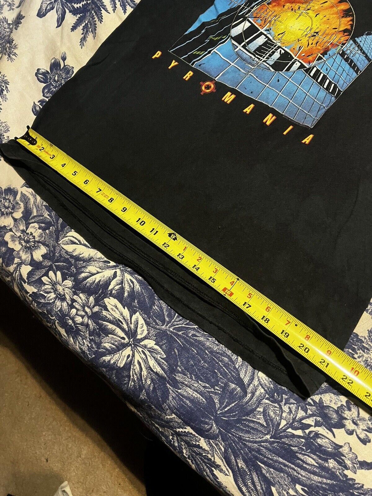Designer Def Leppard Pyromania Vintage T-Shirt Size US L / EU 52-54 / 3 - 4 Thumbnail