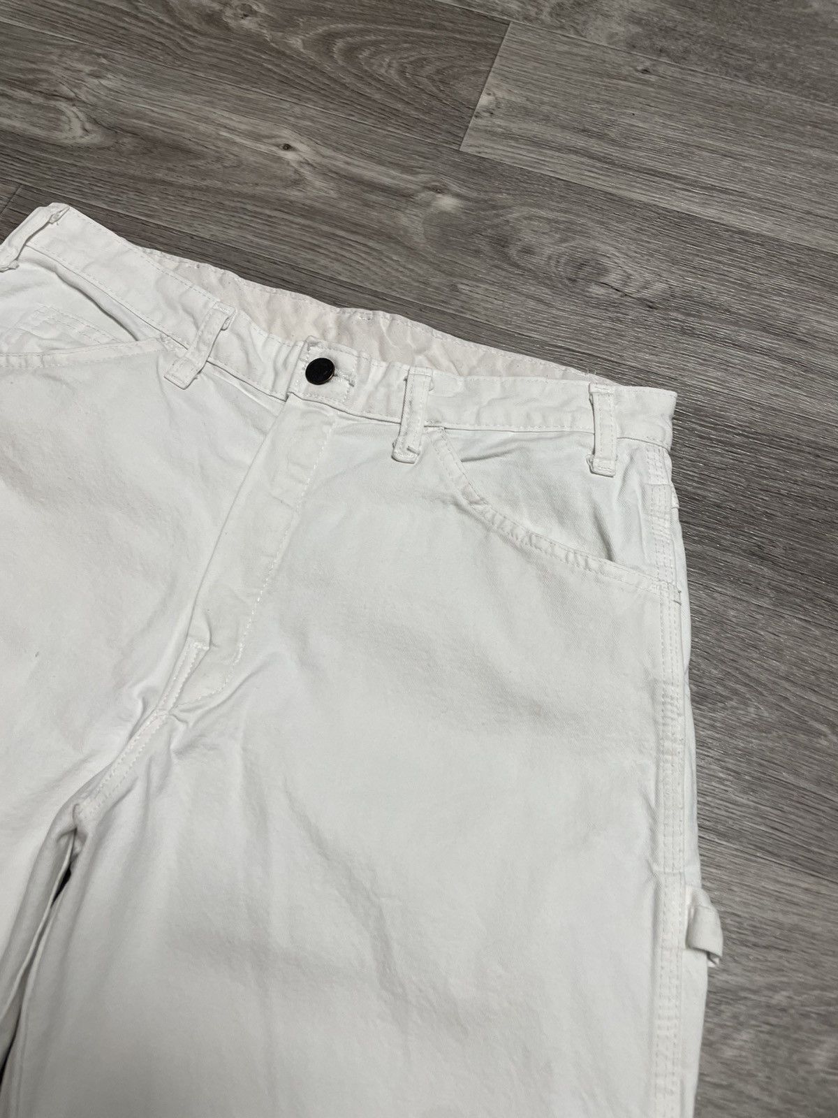 Dickies Vintage Dickies White Carpenter Pants SK8 Y2K Streetwear Size US 32 / EU 48 - 10 Thumbnail