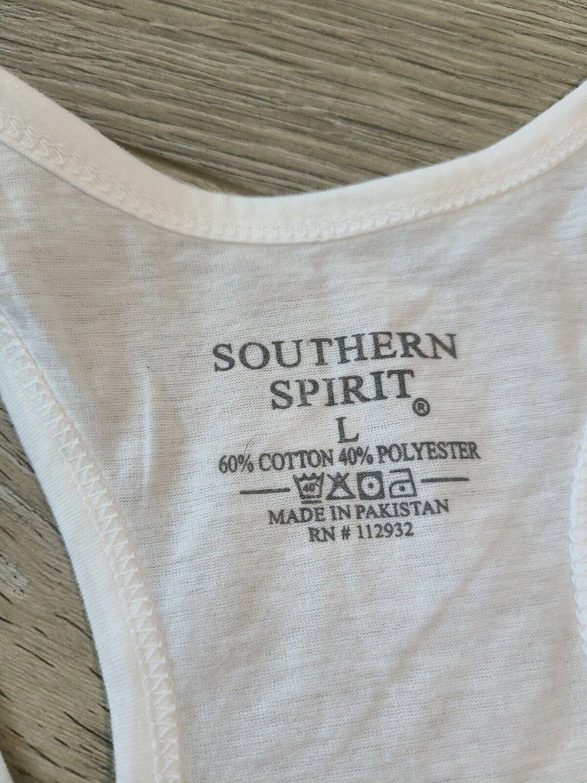 Designer Southern Spirit Tank Top Large Panama City Beach White Size L / US 10 / IT 46 - 4 Thumbnail