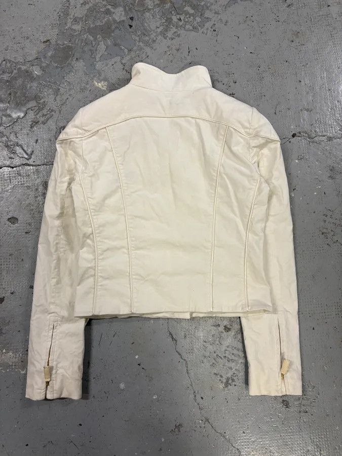 Gucci 2000s Gucci Beige Lady Cotton Jacket Size M / US 6-8 / IT 42-44 - 4 Thumbnail
