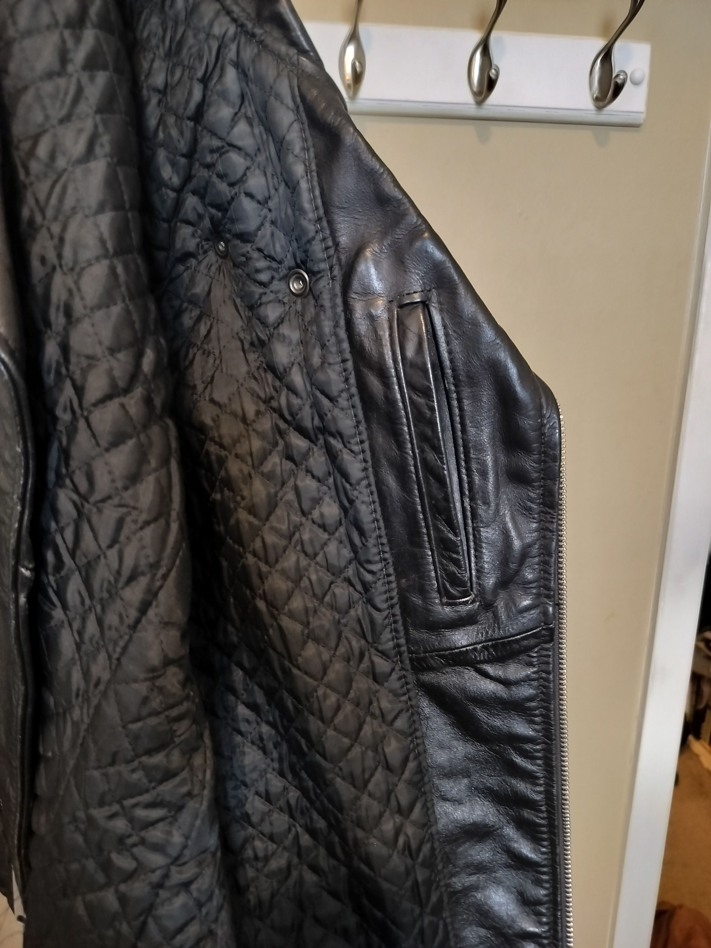 Other Brooks Leather 60s Vintage Jacket, Belt Included Size S / US 4 / IT 40 - 2 Thumbnail