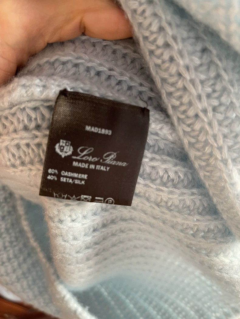 Loro Piana LORO PIANA Cashmere round neck sweater Size XS / US 0-2 / IT 36-38 - 5 Thumbnail