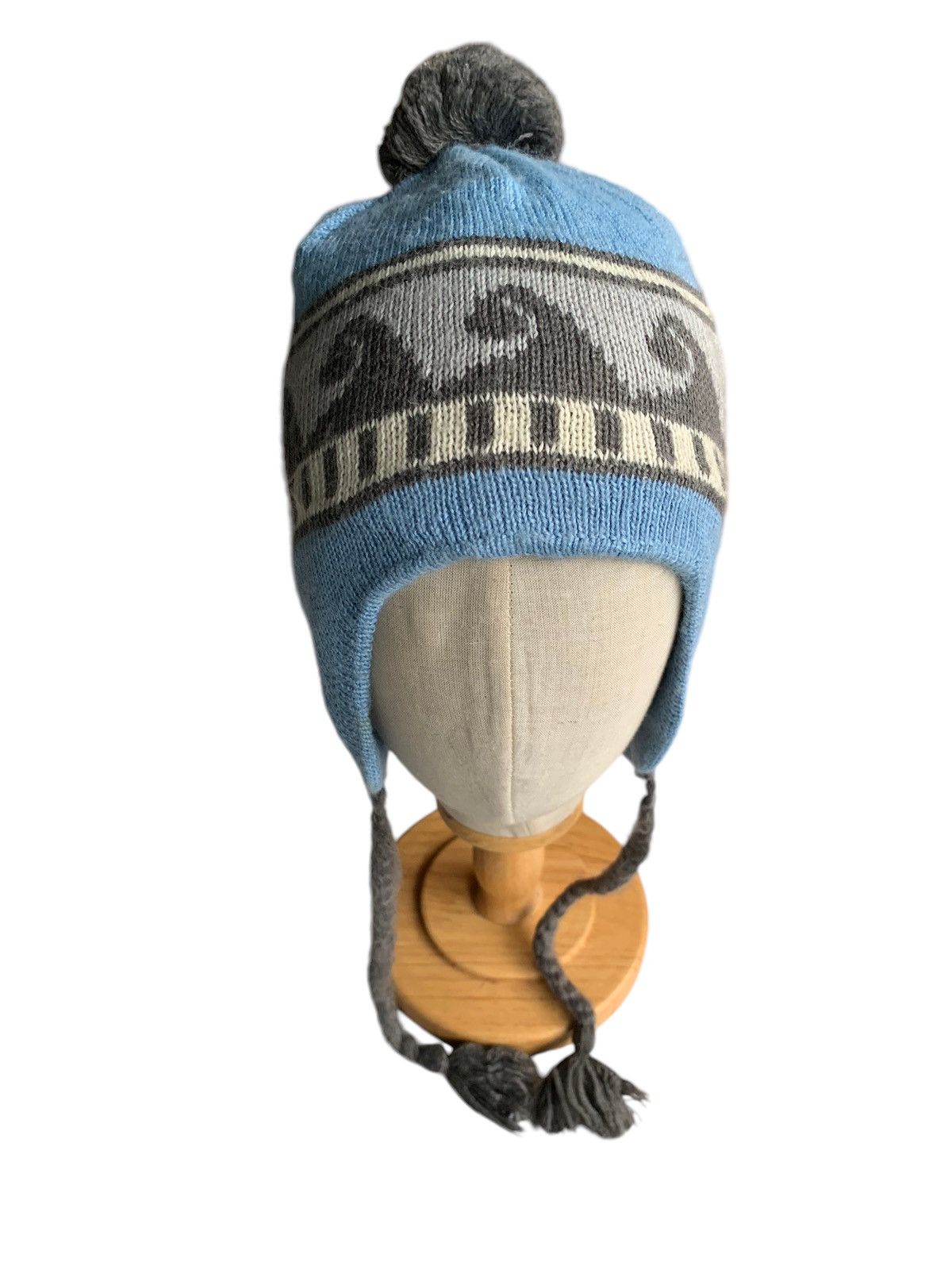 Japanese Brand × Kapital × Vintage Knitted Earflap Nice Design Winter Sessions Beanie Hats Size ONE SIZE - 5 Thumbnail