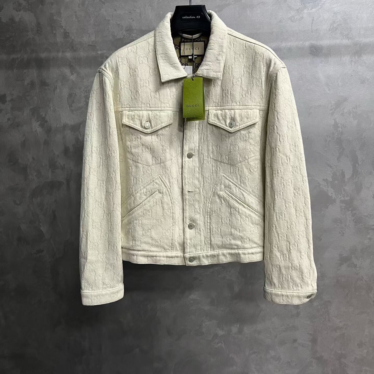 Gucci Gucci Cotton White Light Jacket l Men Size US L / EU 52-54 / 3 - 1 Thumbnail