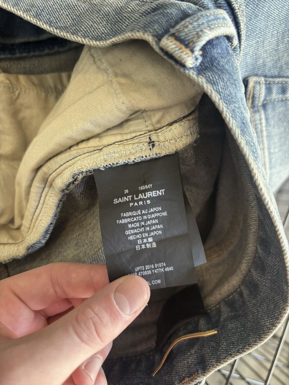 Saint Laurent Paris Saint Laurent Jeans Size US 26 / EU 42 - 6 Thumbnail