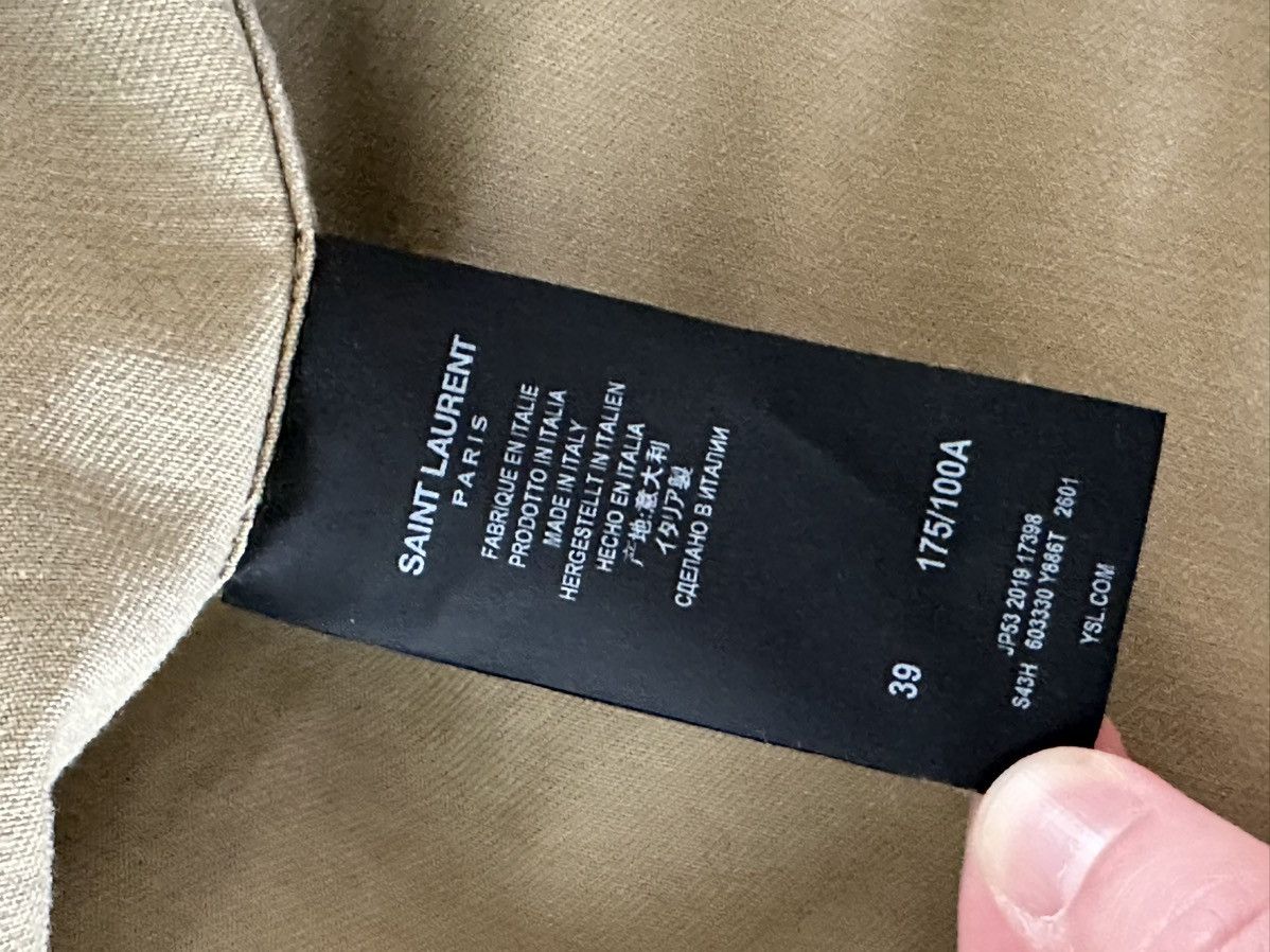Saint Laurent Paris SLP Heavy Military Shirt Size US M / EU 48-50 / 2 - 4 Thumbnail