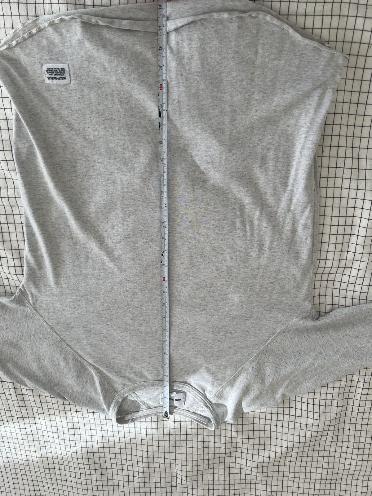 Norse Projects Norse Projects - Aske Perforated Long Sleeve T-Shirt - Large Size US L / EU 52-54 / 3 - 3 Thumbnail