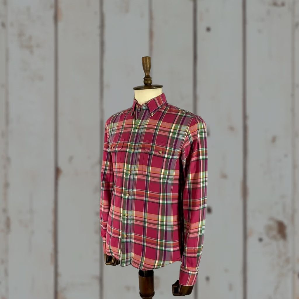 Polo Ralph Lauren Polo Ralph Lauren Shirt Mens Button-Down Multicolor Plaid Long Sleeve Size S Size US S / EU 44-46 / 1 - 1 Thumbnail