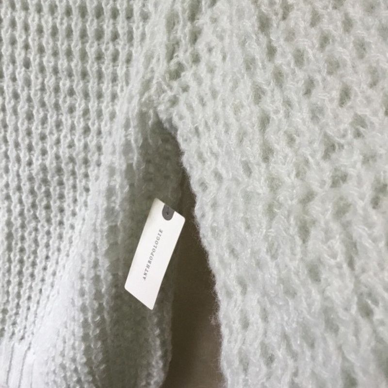 Anthropologie Anthropologie Maeve Mint Bell-Sleeve Sweater Size S / US 4 / IT 40 - 12 Thumbnail