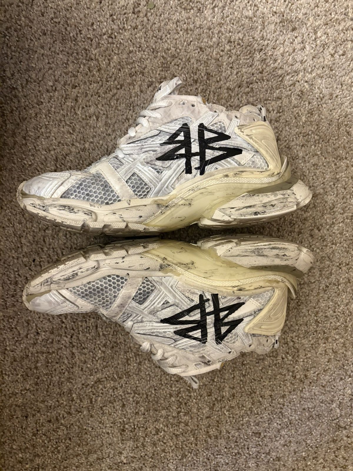 Graffiti Balenciaga Runners | Grailed