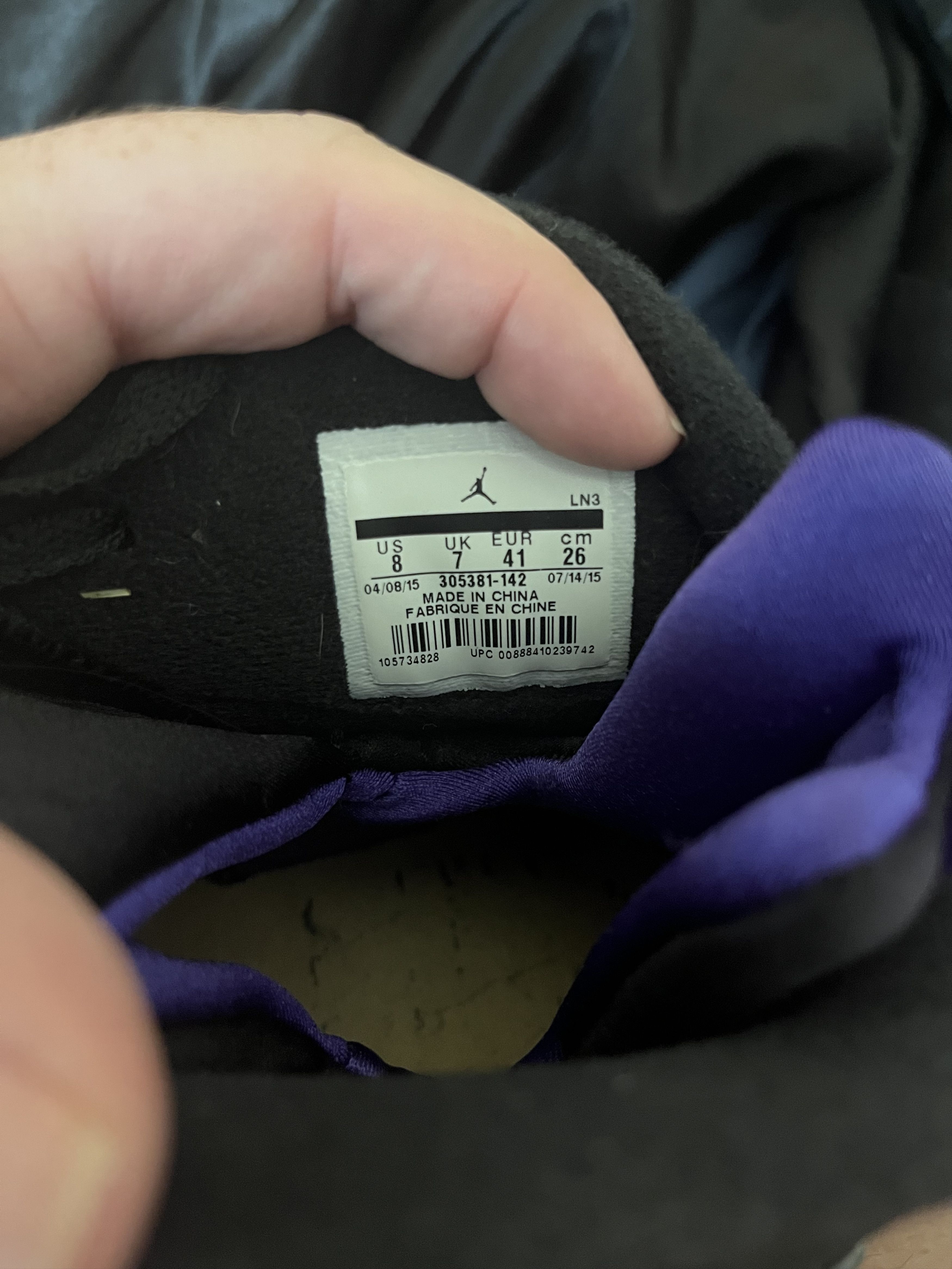 Jordan Brand Air Jordan 8 'Three-Peat' Size US 8 / EU 41 - 9 Thumbnail