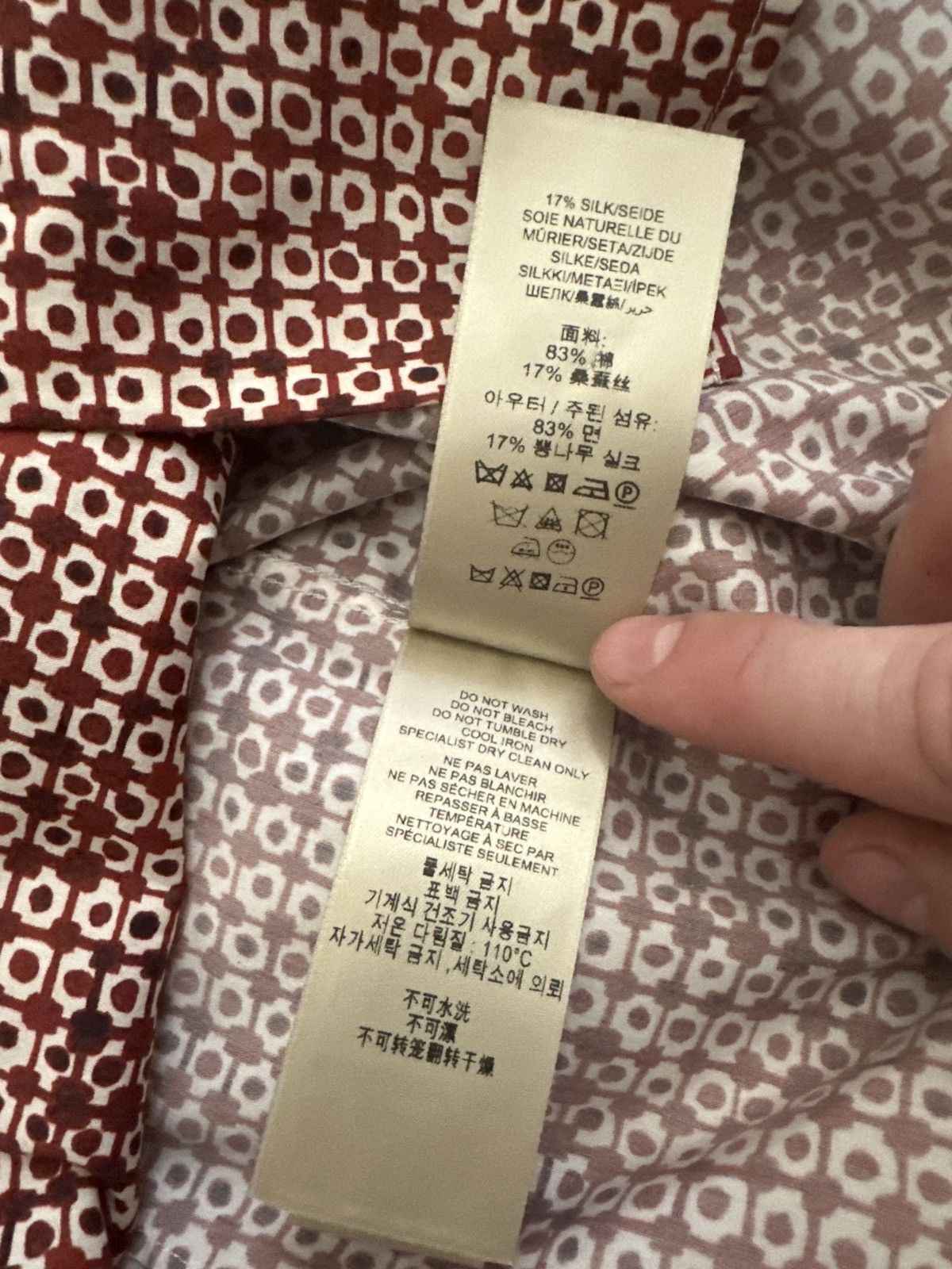 Burberry Burberry Tailored Slim Fit Shirt Size US S / EU 44-46 / 1 - 7 Thumbnail