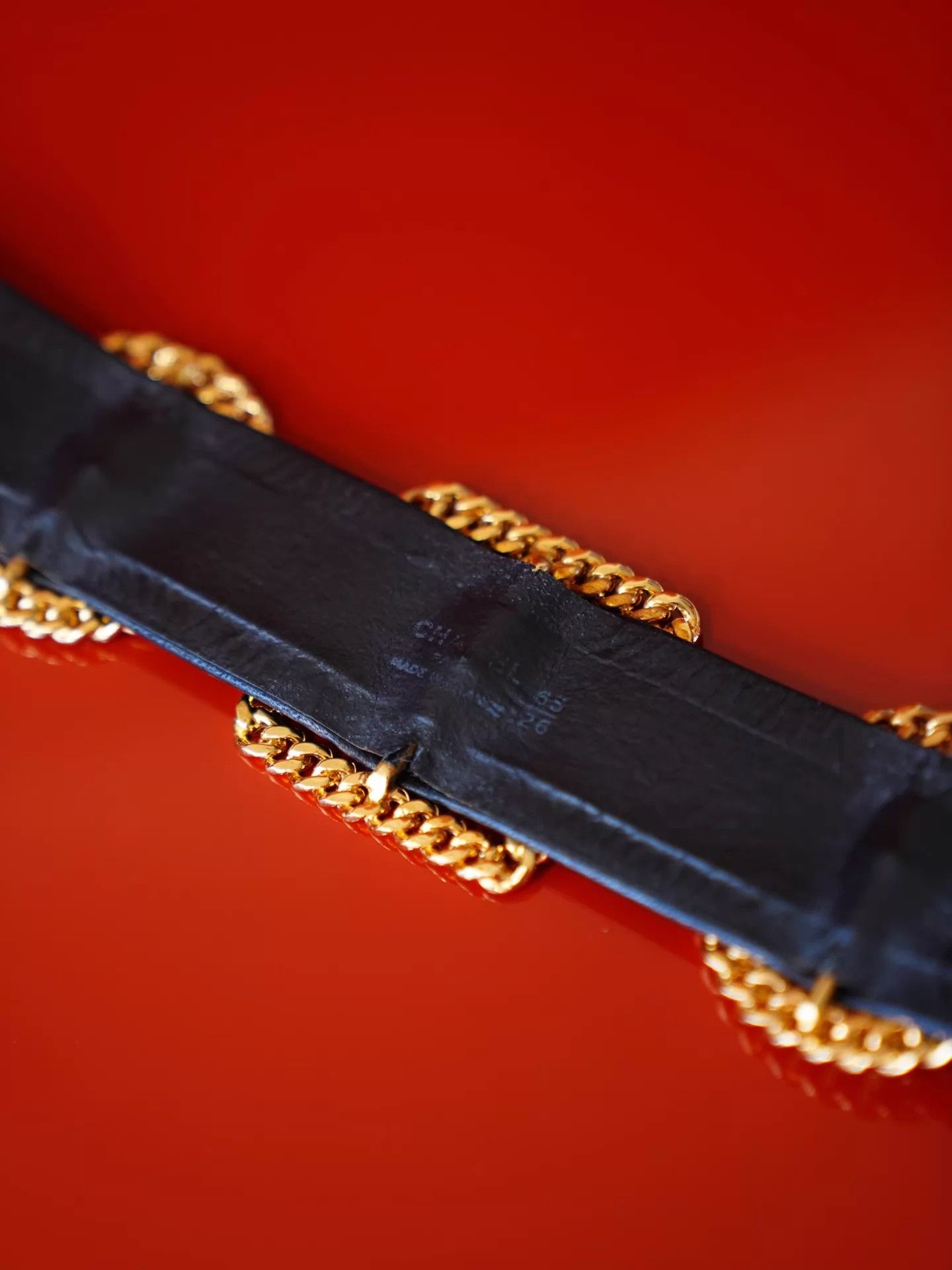 Chanel Chanel 1988 Runway Black & Gold Multi - Buckle Belt Size ONE SIZE - 7 Thumbnail