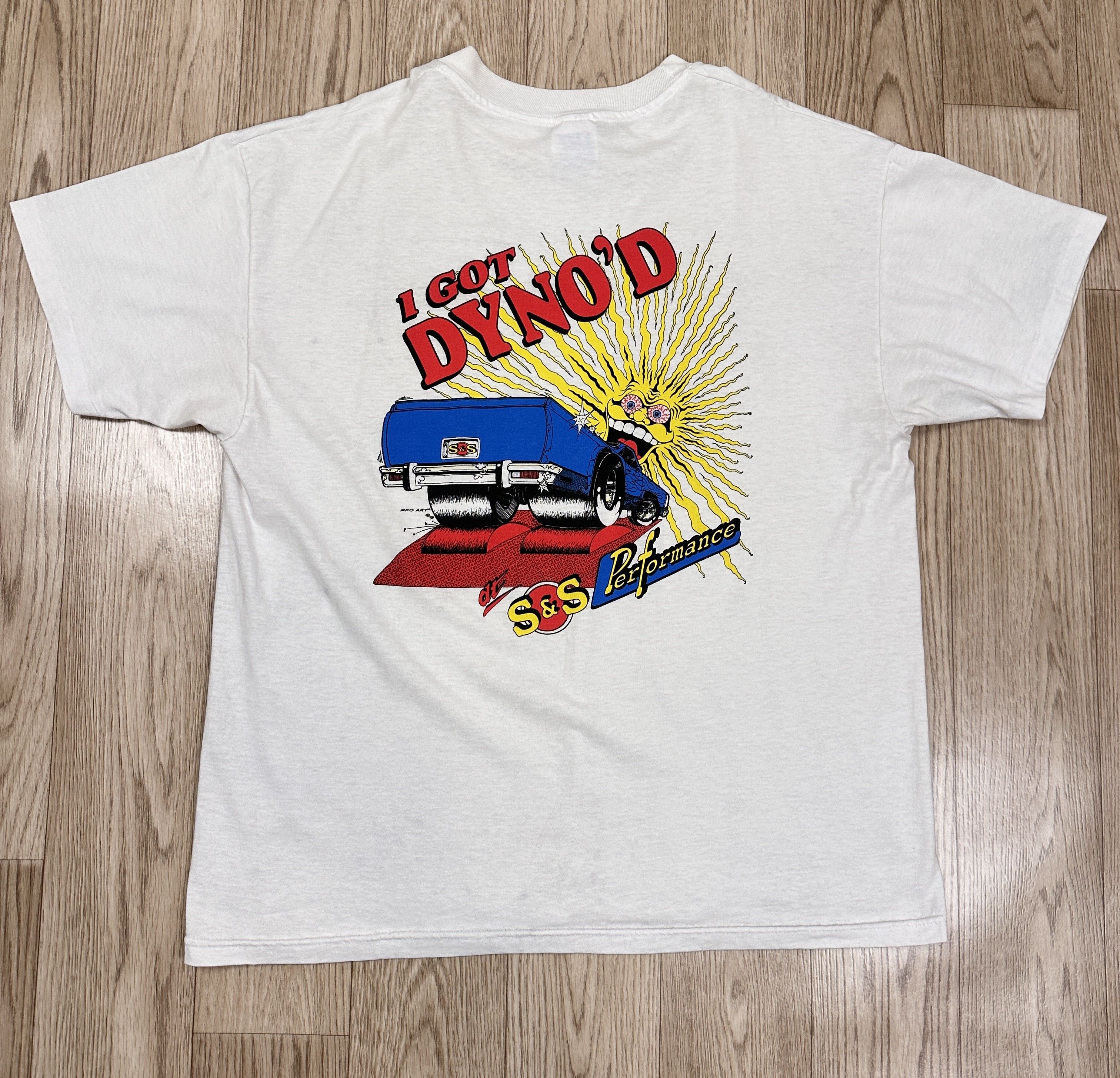 Carsicko × Hanes × Vintage Vintage S&S Hot Rod Car Cartoon T-Shirt XL Size US XL / EU 56 / 4 - 1 Thumbnail