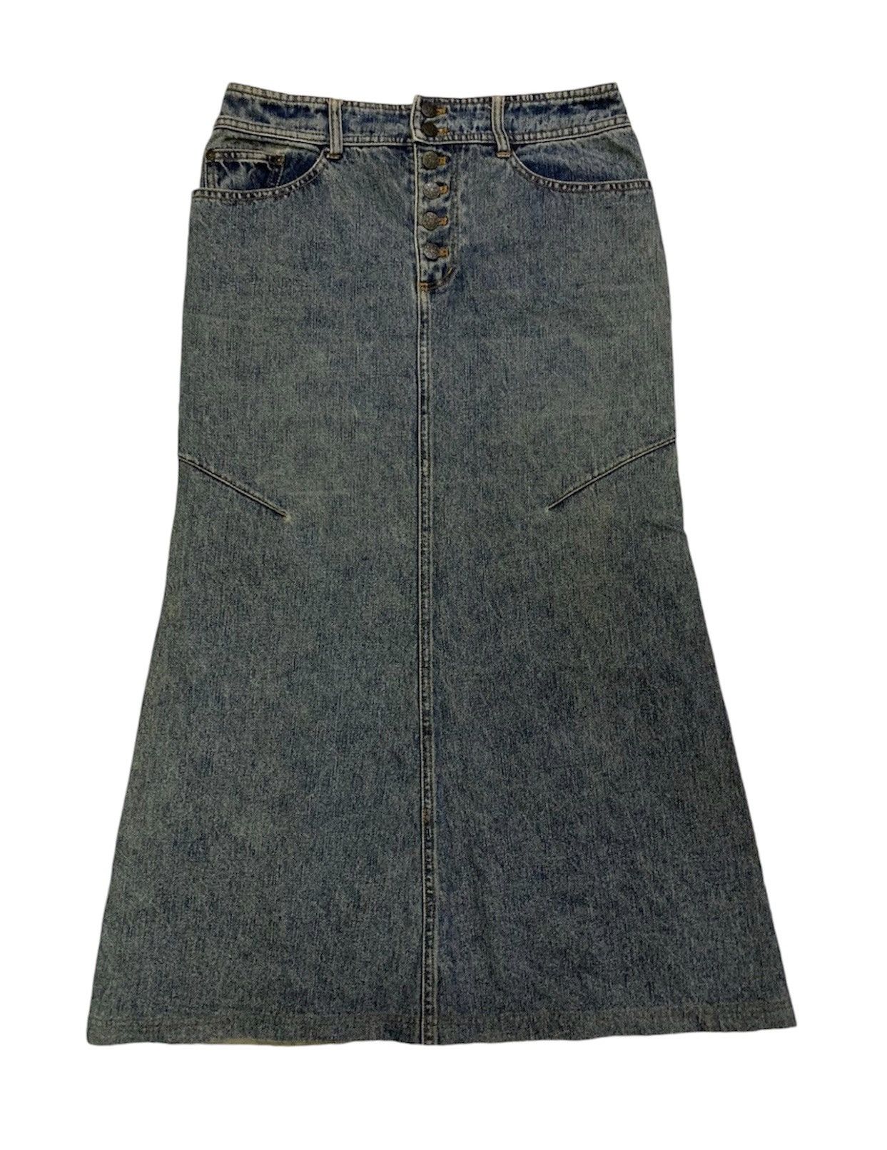 Hysteric Glamour Vintage Algonquins Cargo Skirt Denim Size 28" / US 6 / IT 42 - 4 Thumbnail