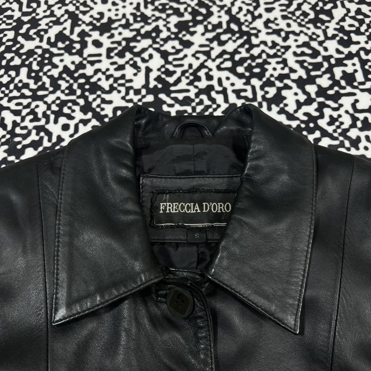 Japanese Brand Vintage Y2K Japanese Leather Jacket Blazer Opium Rick Style Size S / US 4 / IT 40 - 13 Thumbnail
