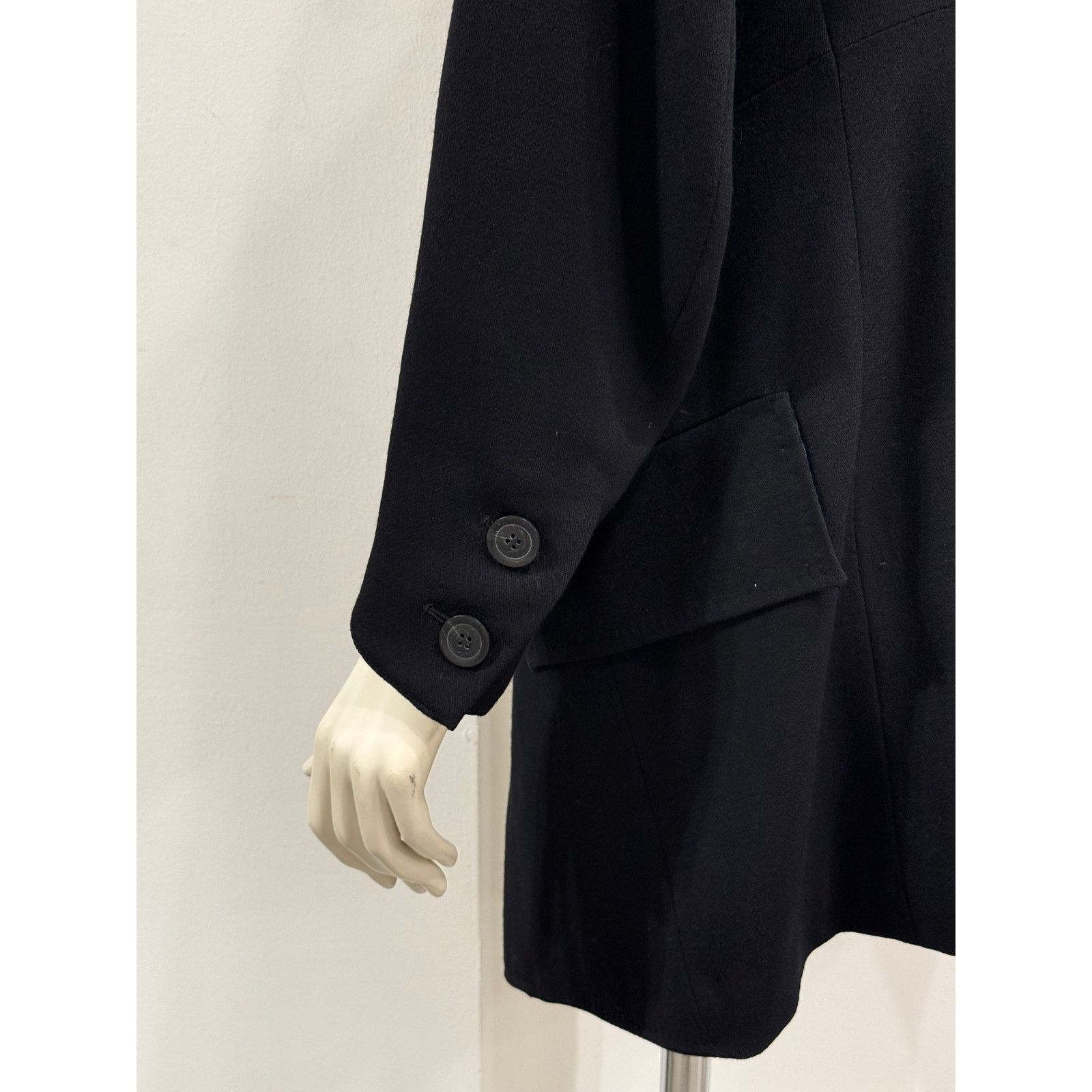 Ann Demeulemeester 2000s Ann Demeulemeester fishtail wool coat Size S / US 4 / IT 40 - 6 Thumbnail