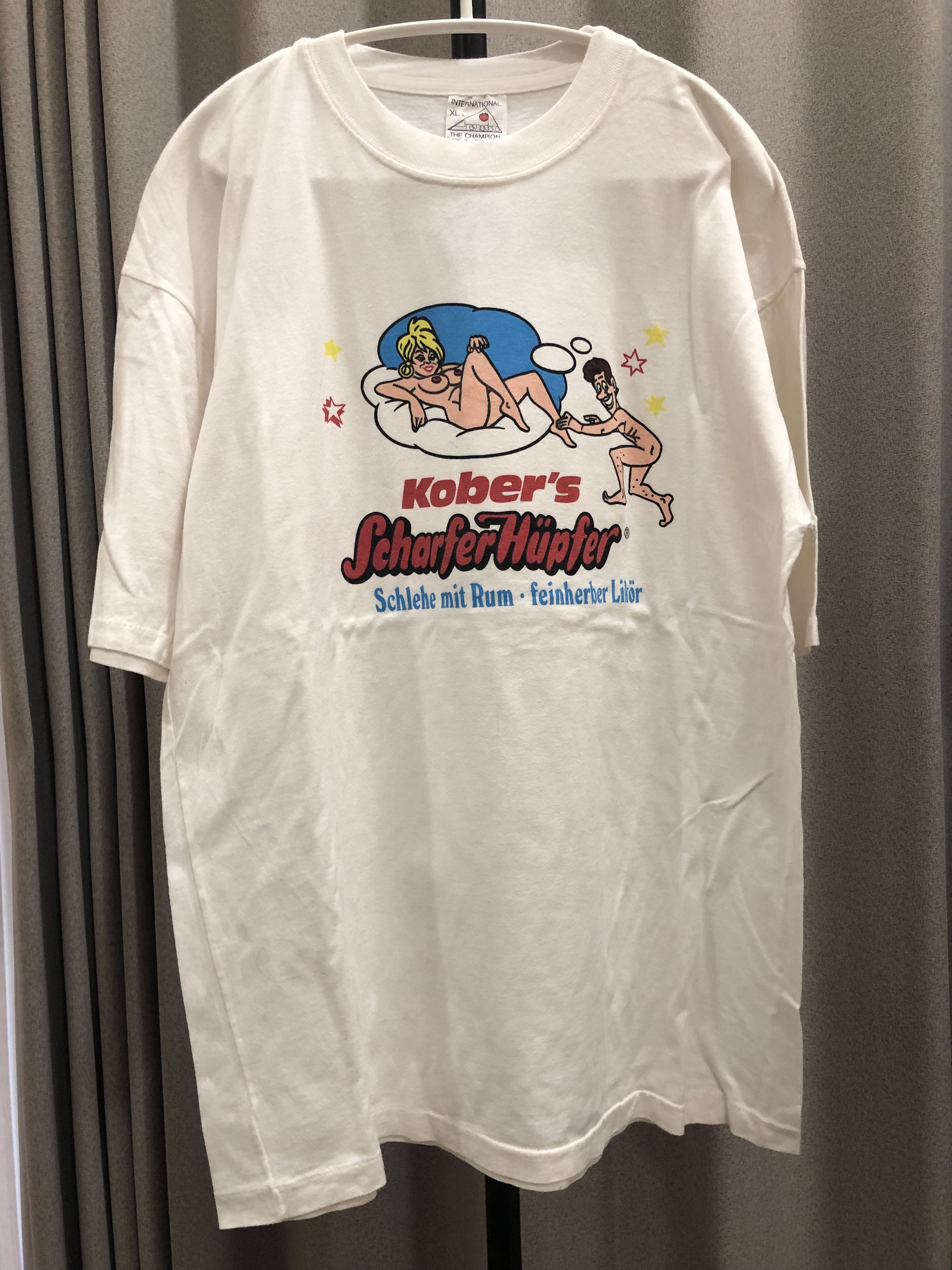 Vintage Porn tee Kober's European Tag Size US XL / EU 56 / 4 - 2 Thumbnail