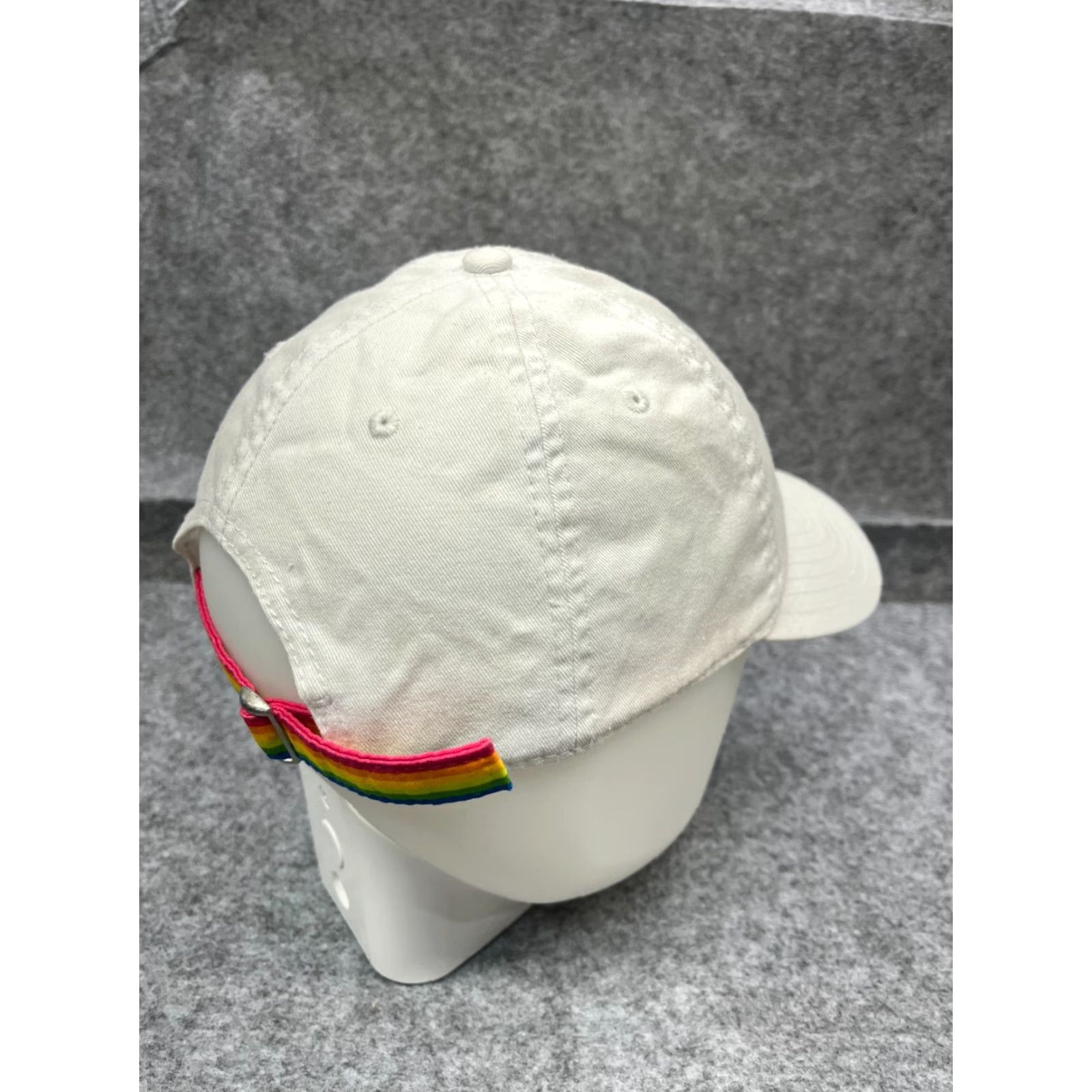 Polaroid Polaroid Hat Cap Strap Back Adult One Size White 100% Cotton Camera Engine Made Size ONE SIZE - 7 Thumbnail
