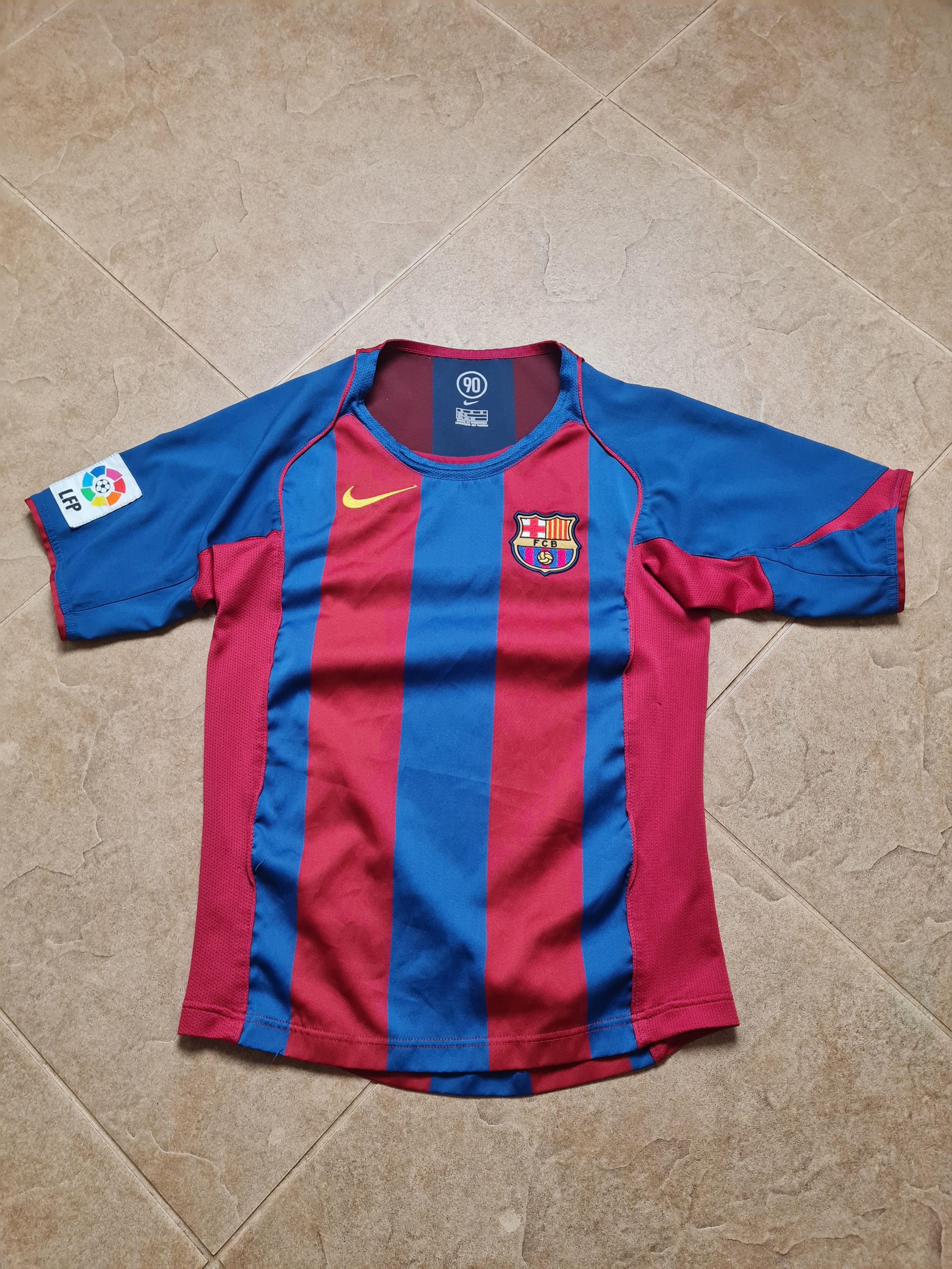 Nike Jersey Barcelona Home football shirt 2004/2005 Soccer Nike Size US XXS / EU 40 - 1 Thumbnail