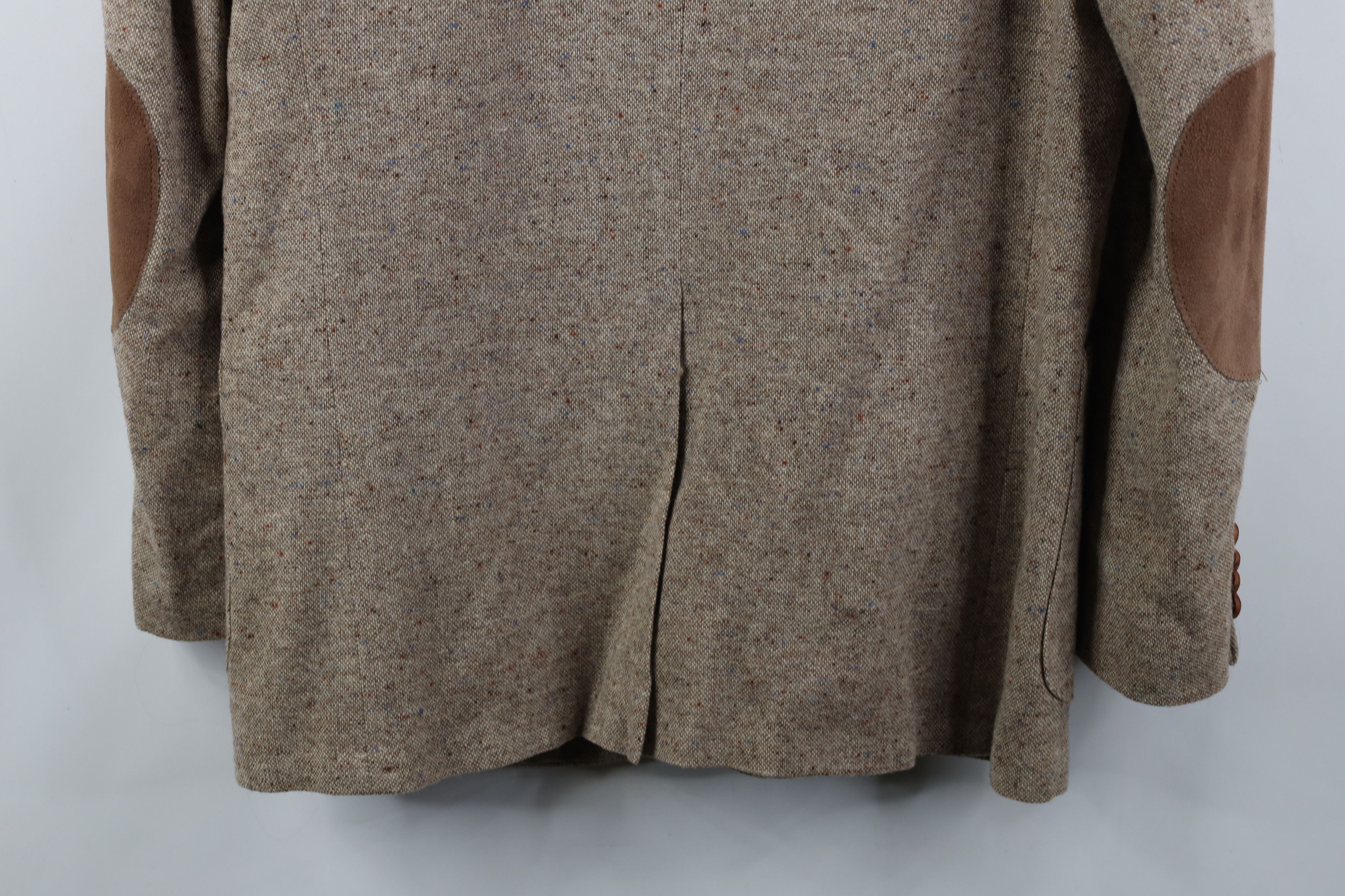 Vintage Vintage 90s Rainbow Atomic Fleck Suede Elbow Patch Jacket Size US XXL / EU 58 / 5 - 15 Thumbnail