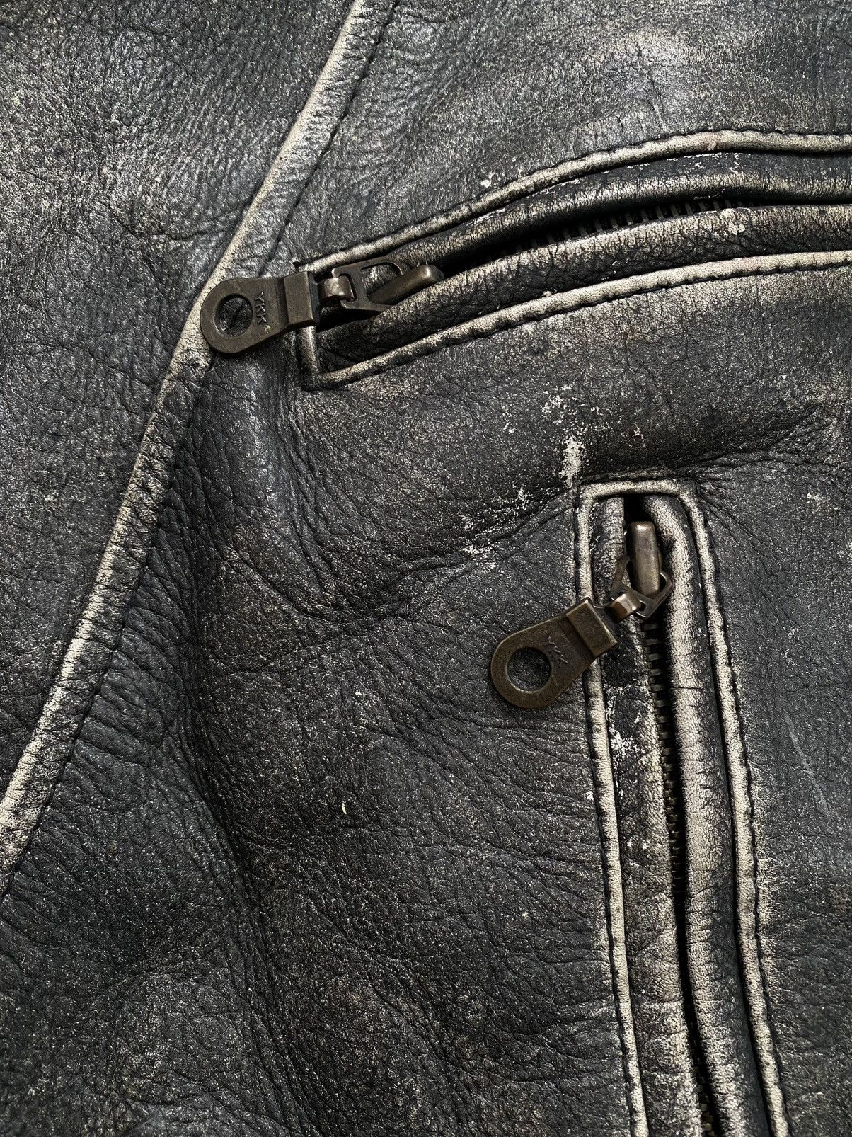 Japanese Brand × Vintage 🫧Vintage leather jacket Y2K Size US L / EU 52-54 / 3 - 12 Thumbnail