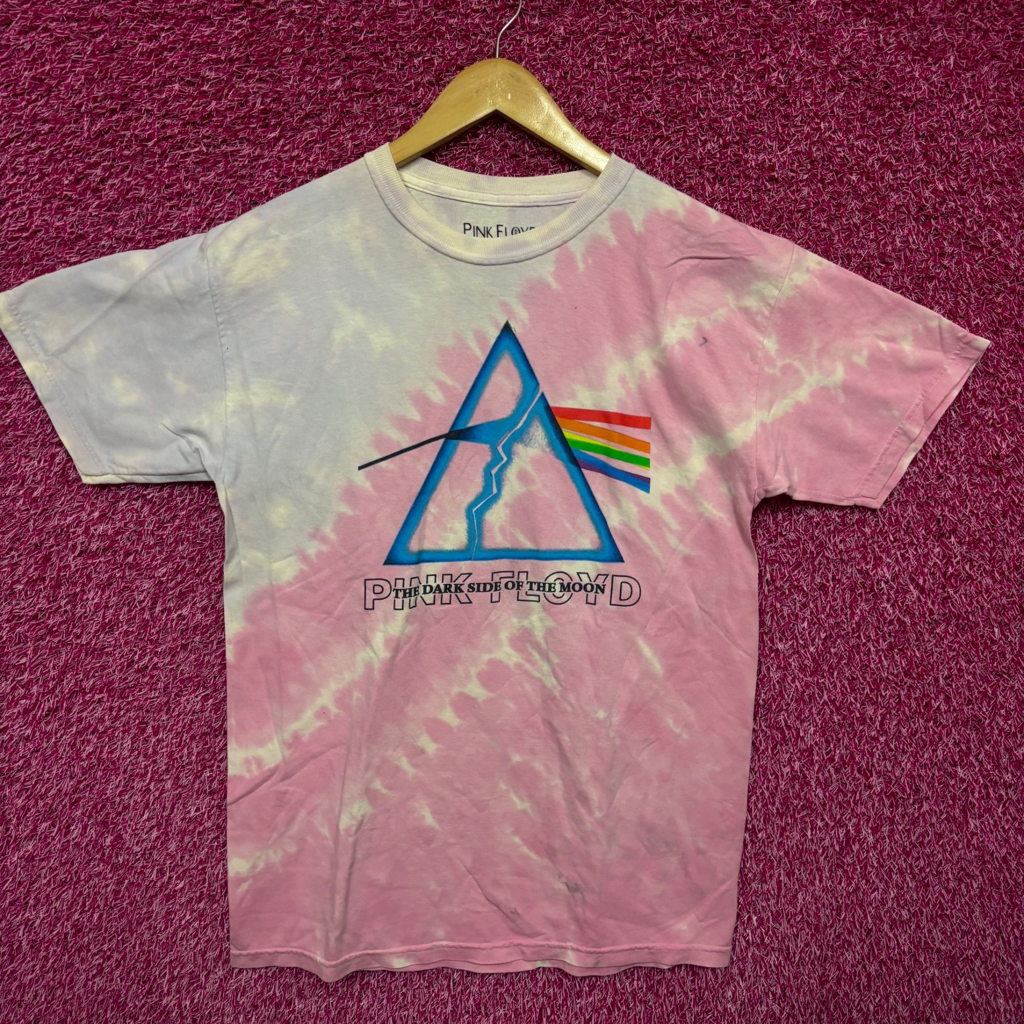 Pink Floyd Pink Floyd The Dark Side of the Moon Album Rock Tie Dye M Size US M / EU 48-50 / 2 - 1 Thumbnail