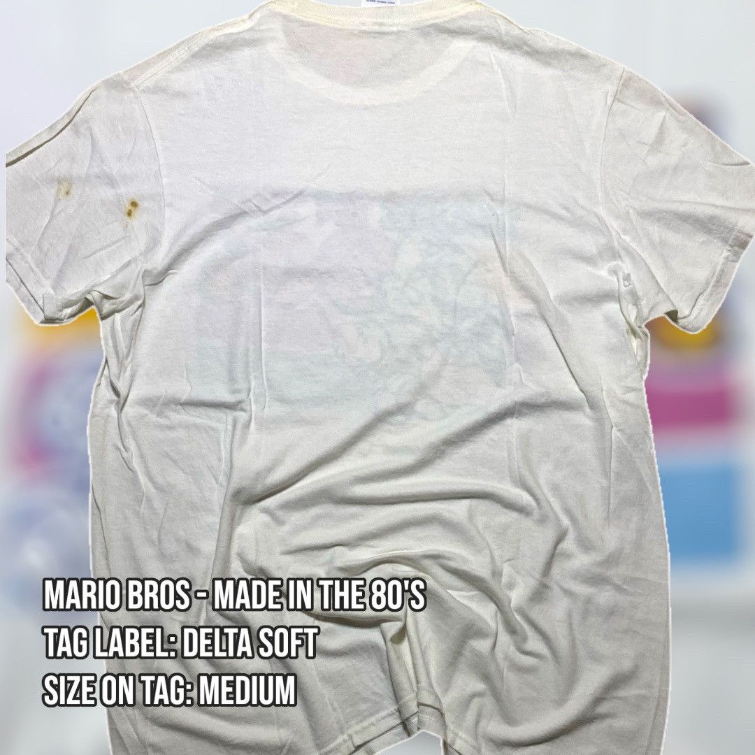 Delta × Vintage Mario - Made In The 80's Tee Size US M / EU 48-50 / 2 - 2 Thumbnail