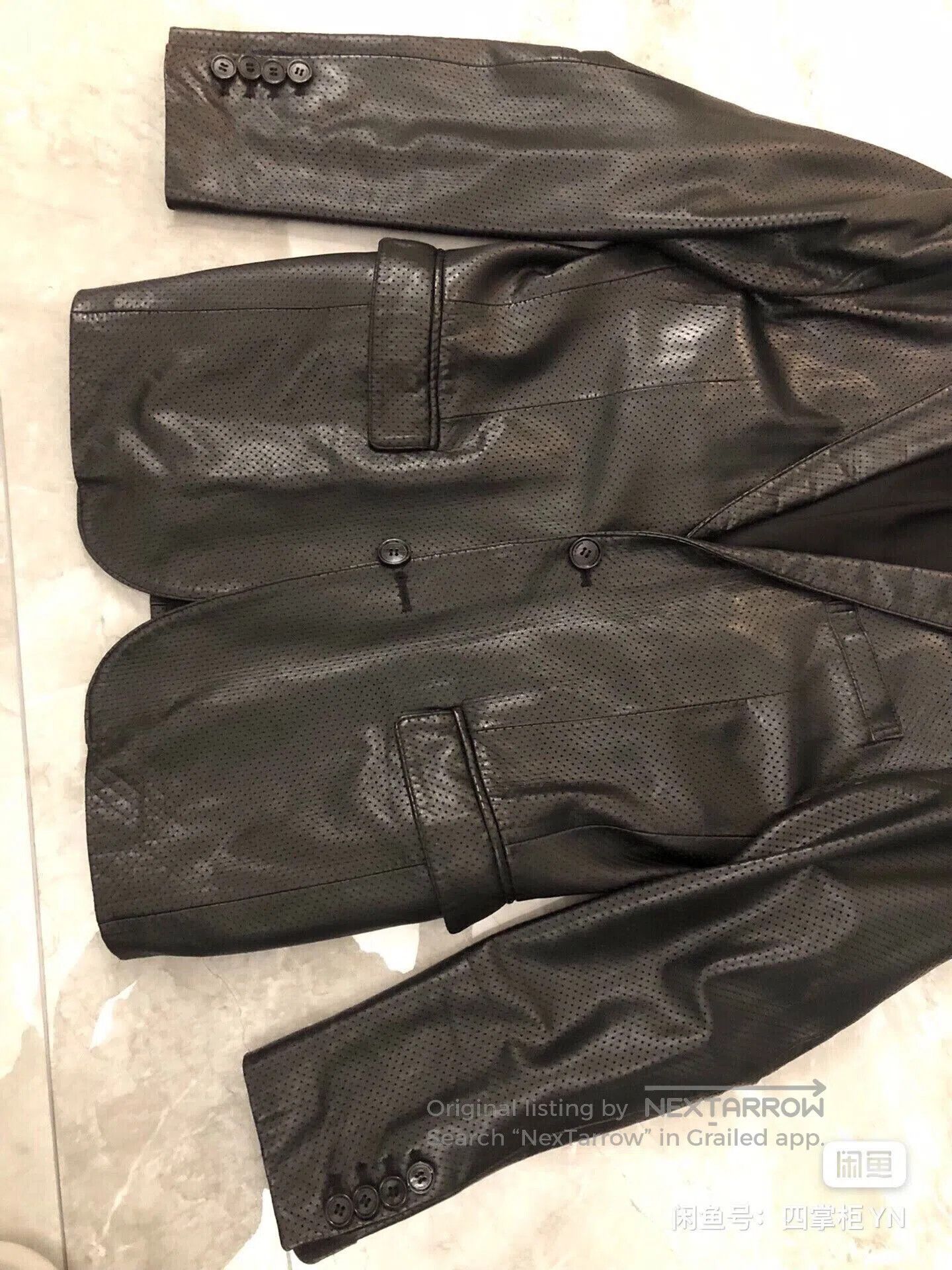Dior Dior Homme Perforated Leather Blazer. Size US M / EU 48-50 / 2 - 4 Thumbnail