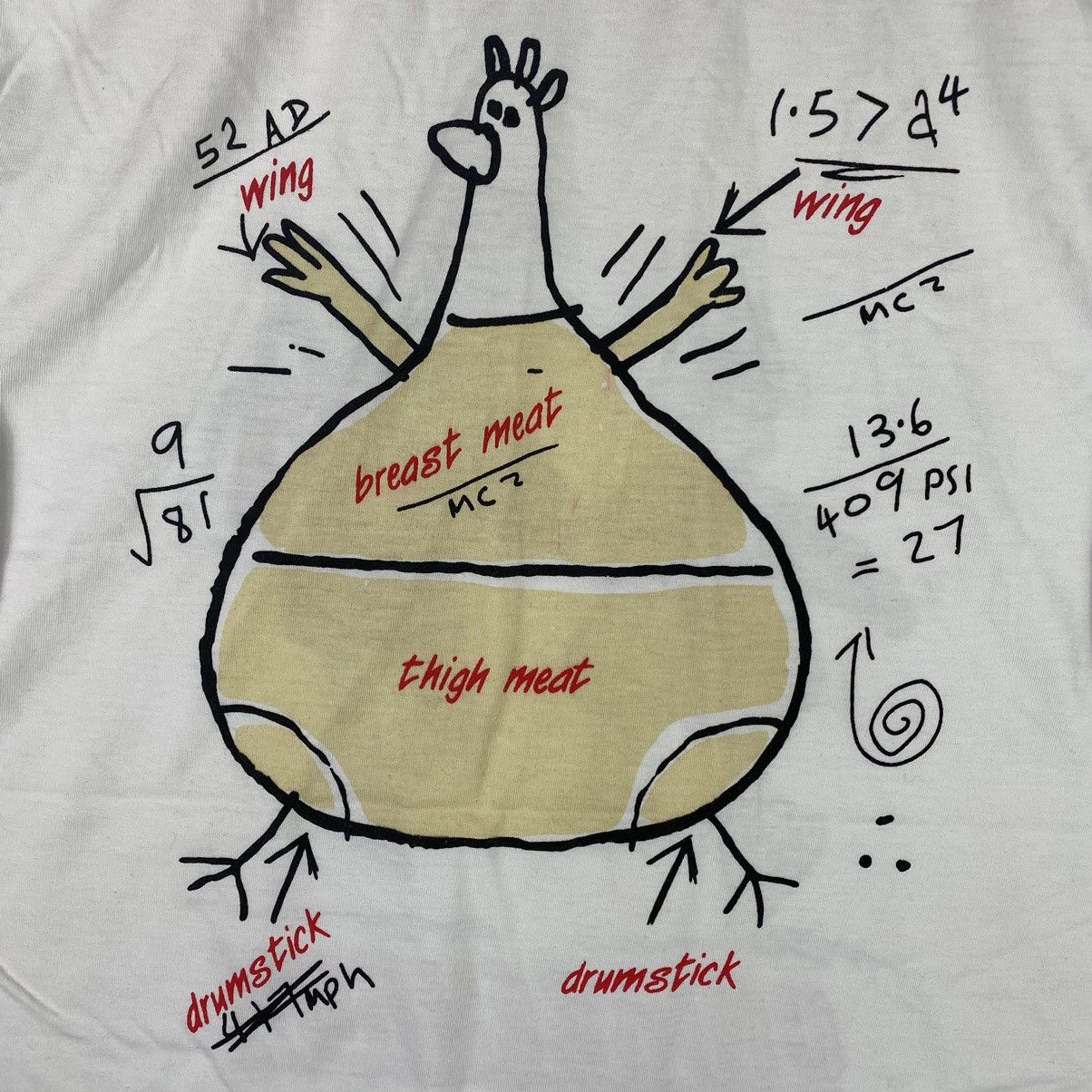 Vintage VINTAGE CHICKEN RUN MOVIE CARTOON TEE Size US M / EU 48-50 / 2 - 7 Thumbnail