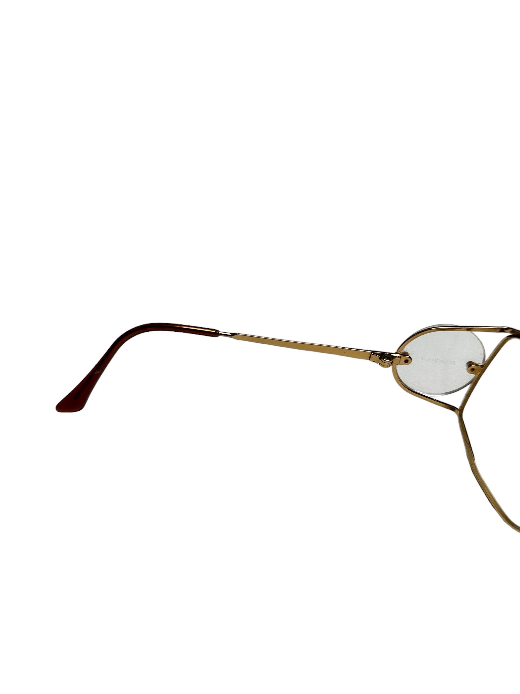 Yves Saint Laurent 80’s YSL Side Lenses Round Vintage Sunglasses Size ONE SIZE - 6 Thumbnail