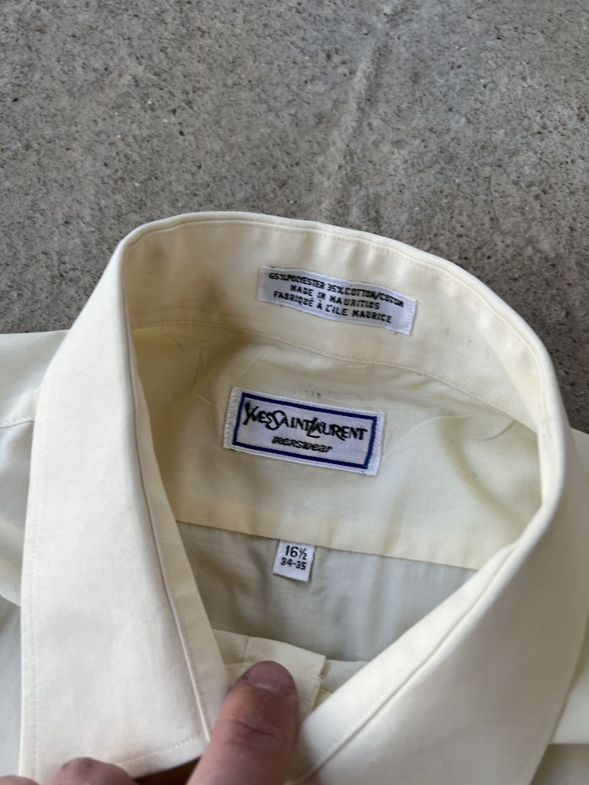 Yves Saint Laurent Vintage Yves Saint Laurent Shirt Size US XL / EU 56 / 4 - 2 Thumbnail