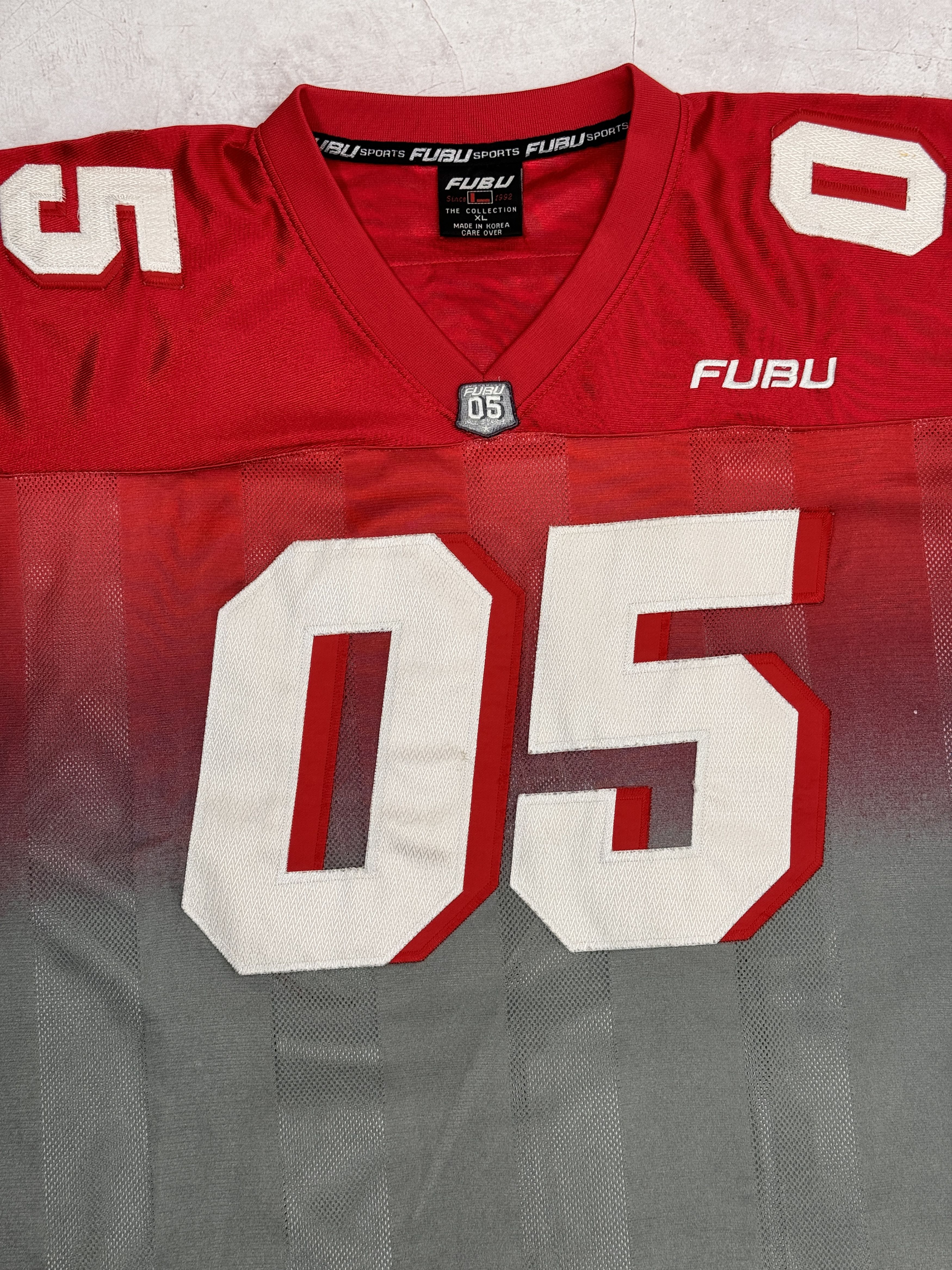 Fubu Vintage FUBU Jersey T-Shirt #05 Hip Hop Rap Striped Size US XL / EU 56 / 4 - 6 Thumbnail