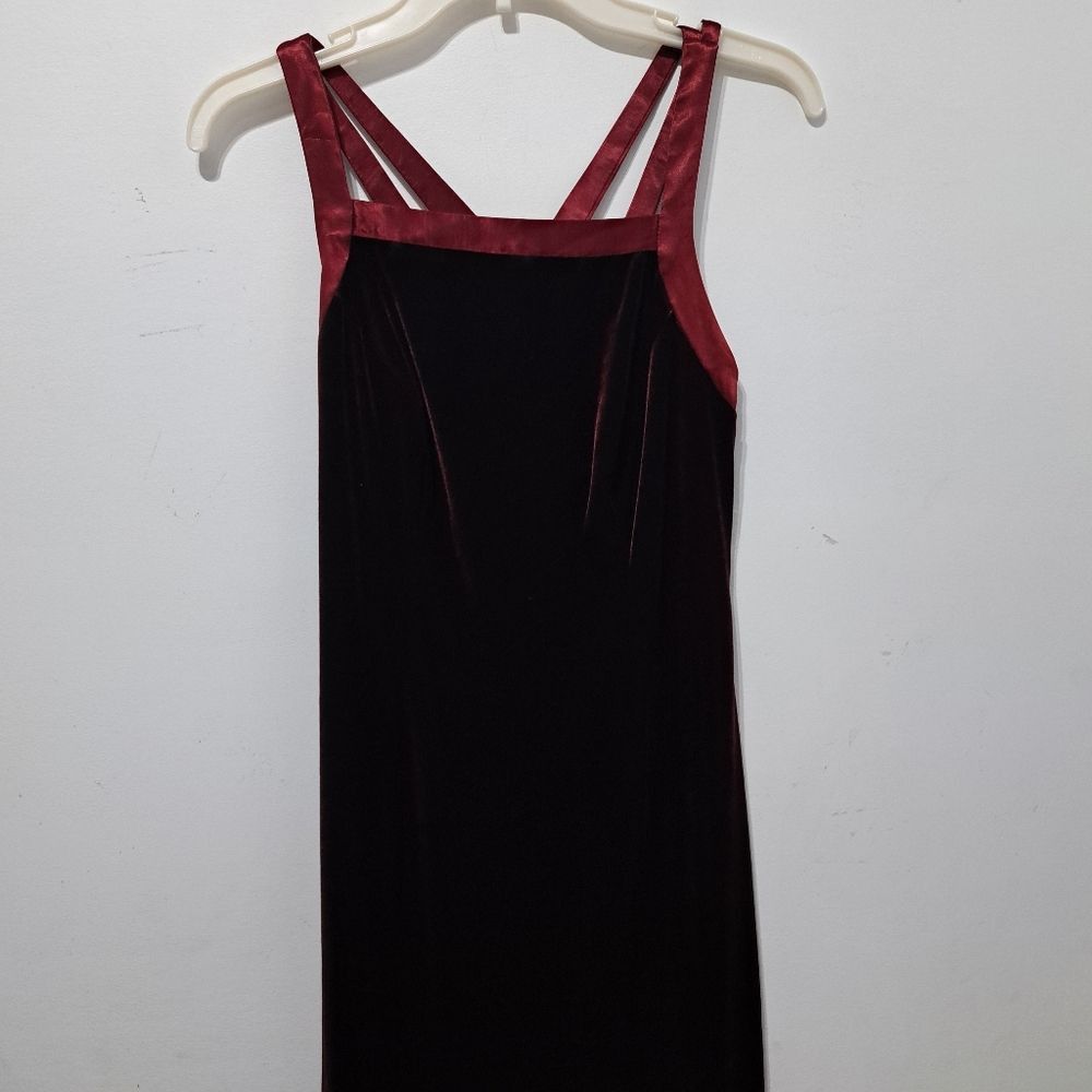 Other Vintage CDC Whimsigoth Velvet Fairy Goth Bodycon Front Slit Size S / US 4 / IT 40 - 8 Thumbnail