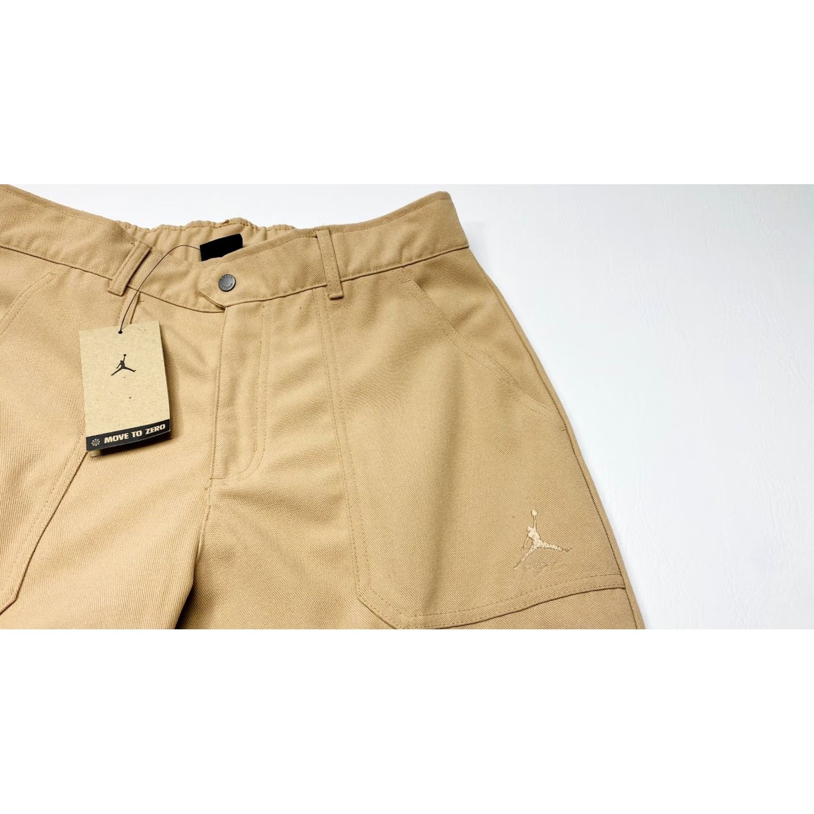 Jordan Brand VINTAGE Air Jordan Woven Pants FN5446 244 Women’s Medium Tan NWT 7650 Size 32" / US 10 / IT 46 - 5 Thumbnail