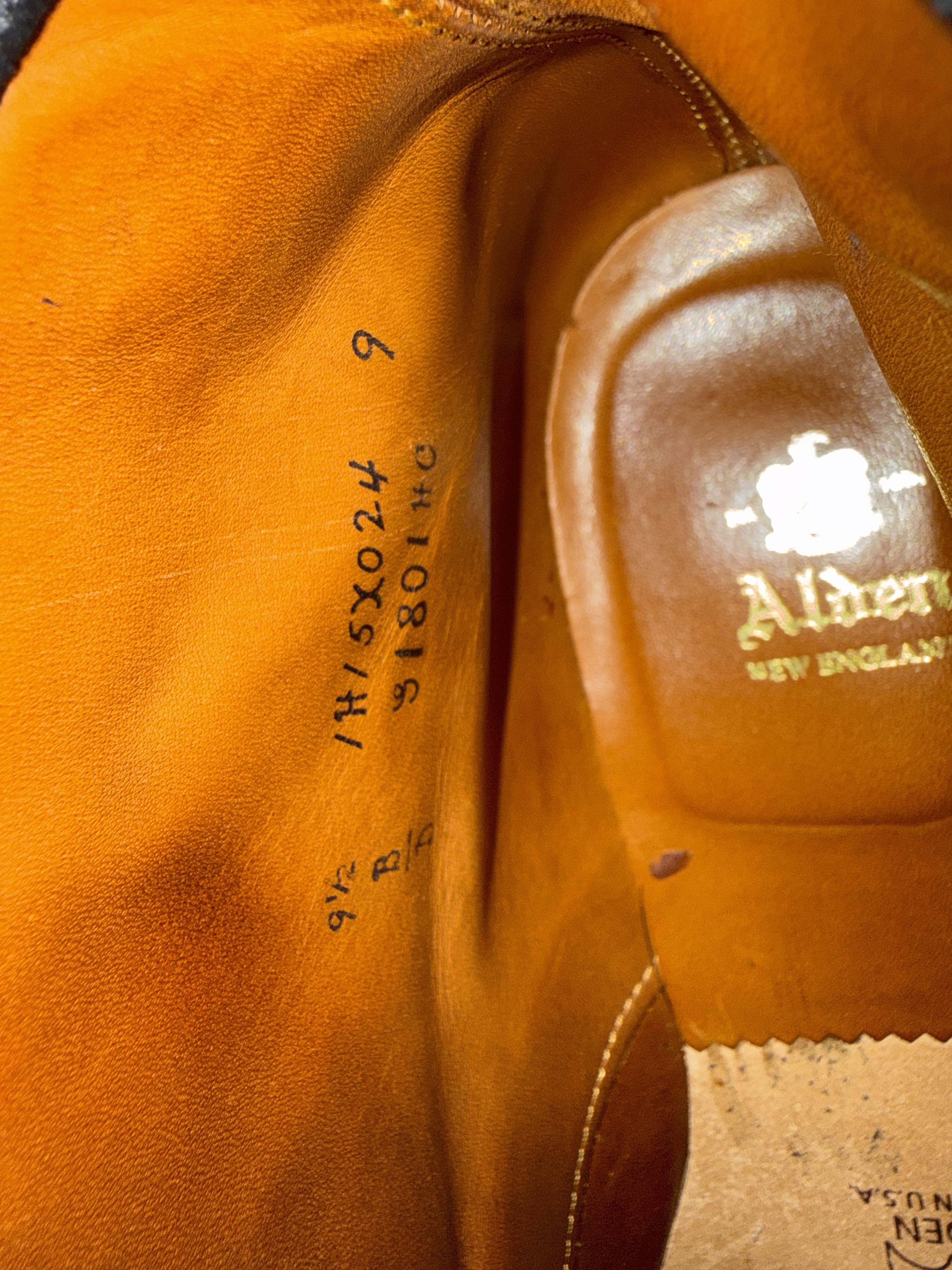 Alden ALDEN Earth Chamois G1801HC Factory Seconds 9.5D Size US 9.5 / EU 42-43 - 7 Thumbnail