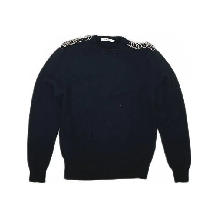 Givenchy Givenchy Givenchy Casual Solid Knit Sweater -2507 Size US M / EU 48-50 / 2 - 1 Thumbnail