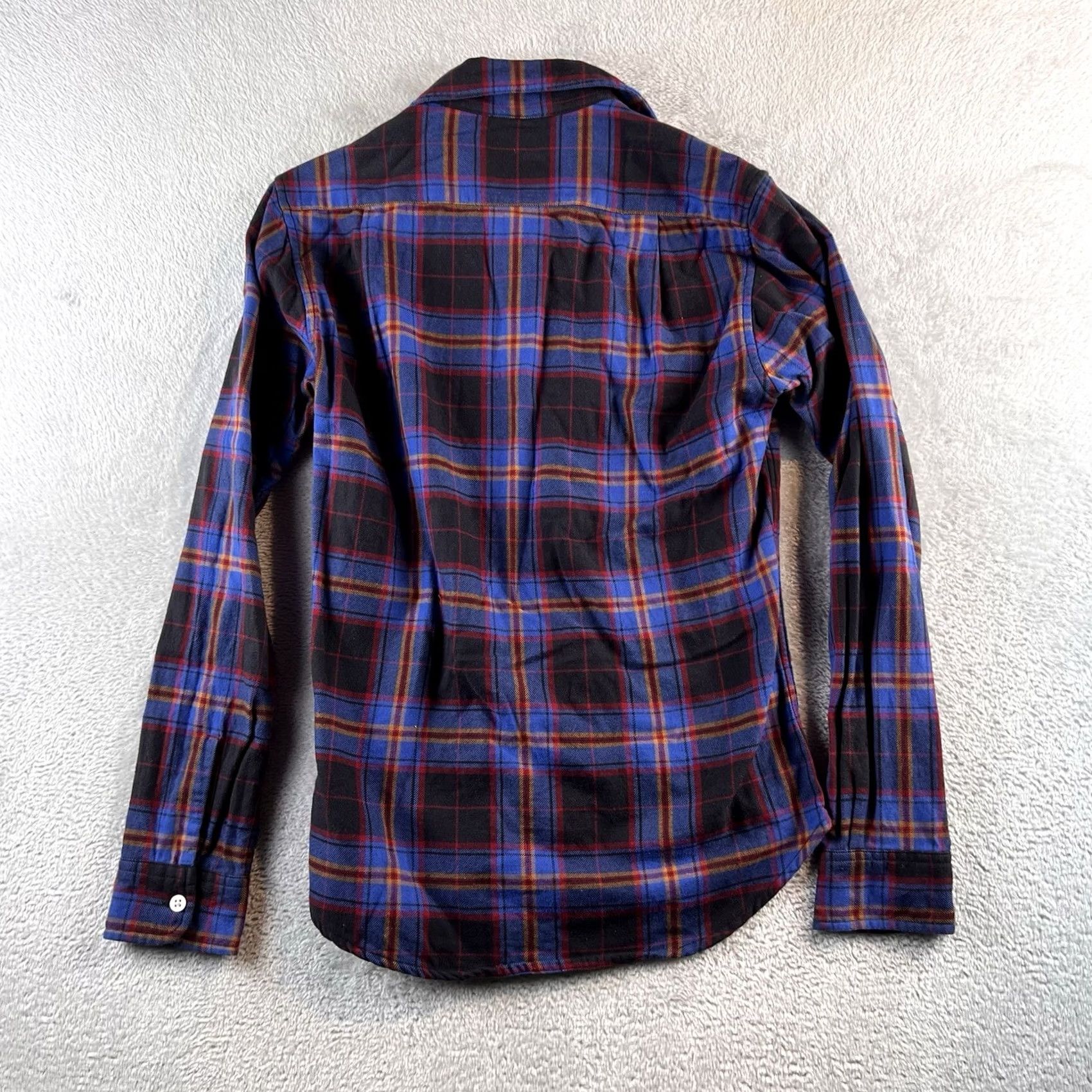 Bonobos Bonobos Shirt Mens XS Flannel Plaid Button-Up Long Sleeve Casual Workwear Farm Barn Modern Slim Fit Multicolor Cotton Size US XS / EU 42 / 0 - 2 Thumbnail