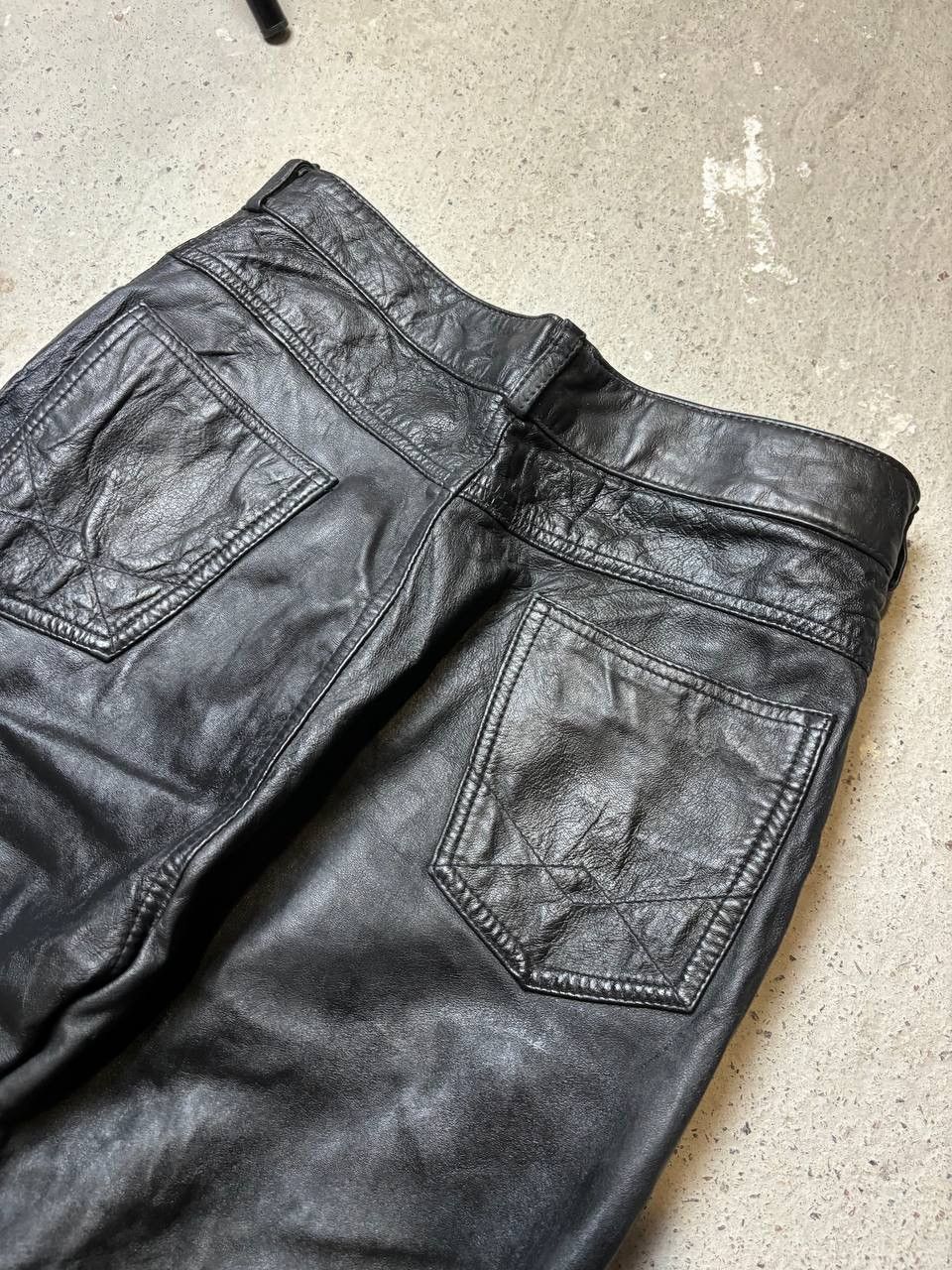 Genuine Leather × Vintage Avantgarde Leather Bikers Spirit Motors Opium Vintage Y2K Size US 34 / EU 50 - 8 Thumbnail