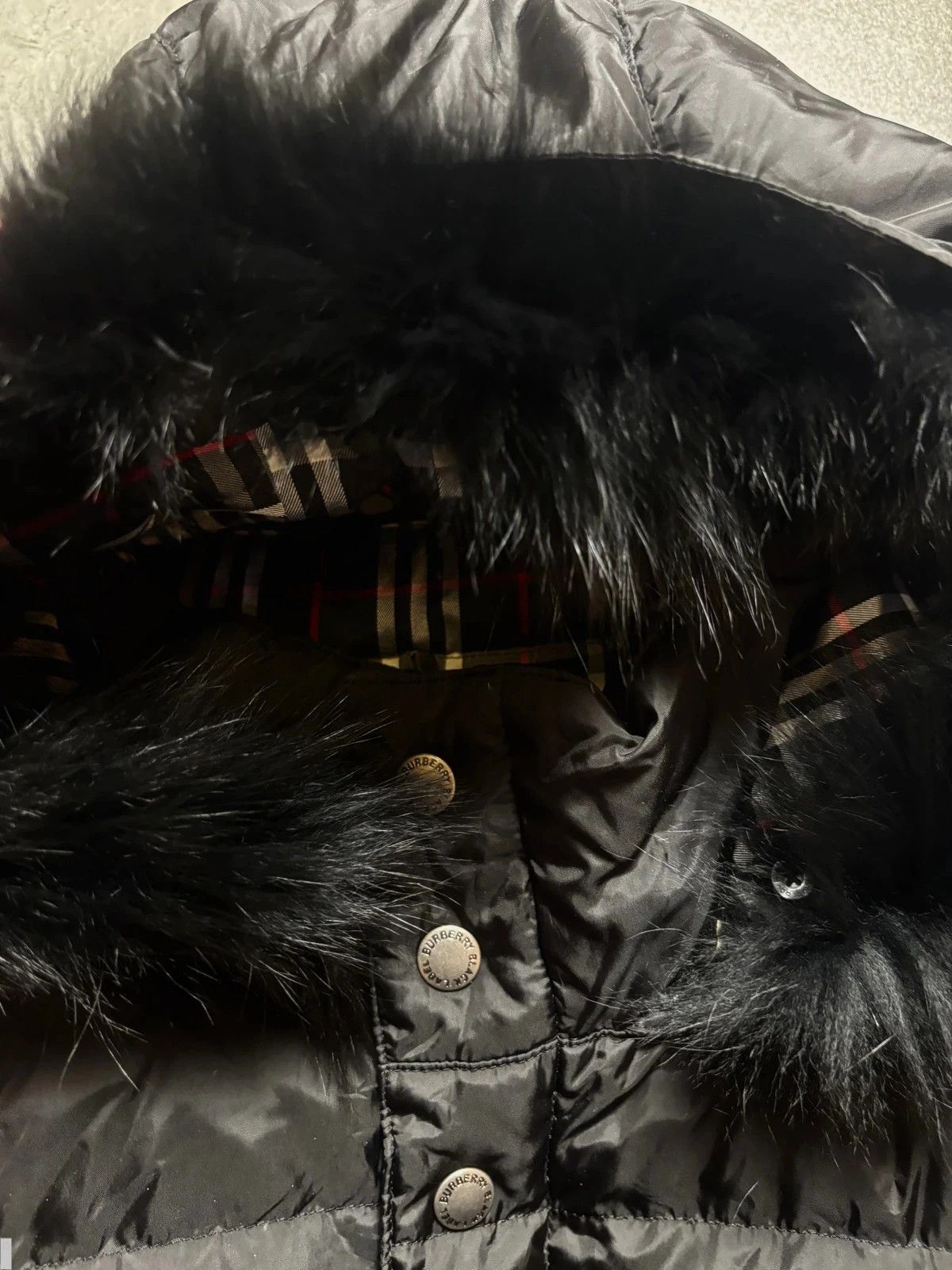 Burberry Burberry Black Label Down Jacket Nova fur Hood – Black nova Size US L / EU 52-54 / 3 - 7 Thumbnail