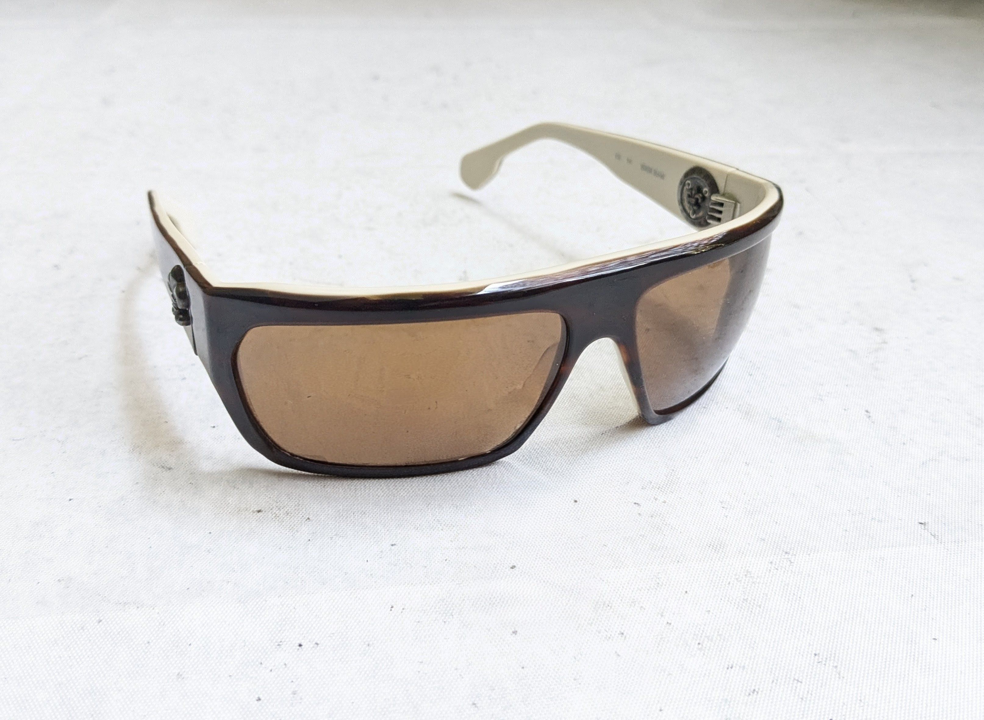 Chrome Hearts Chrome Hearts Wam Bam Sunglasses Brown Flier De Lis Size ONE SIZE - 1 Thumbnail