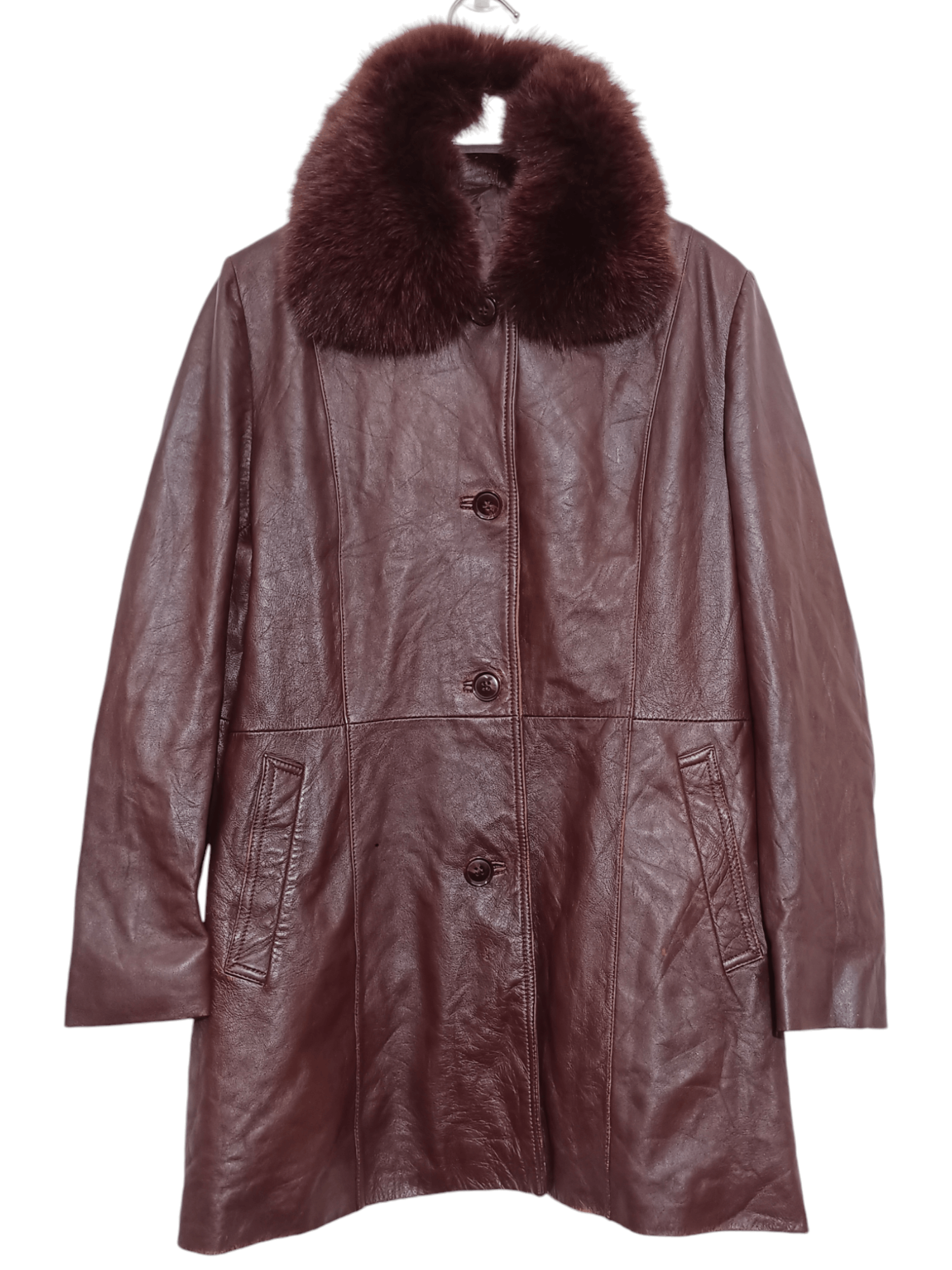 14th Addiction 14th addiction fox fur crosszip leather