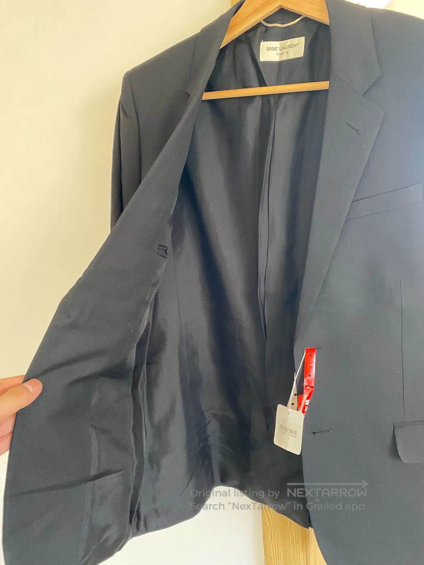 Saint Laurent Paris Saint Laurent Black Men's Blazer. Size US S / EU 44-46 / 1 - 5 Thumbnail