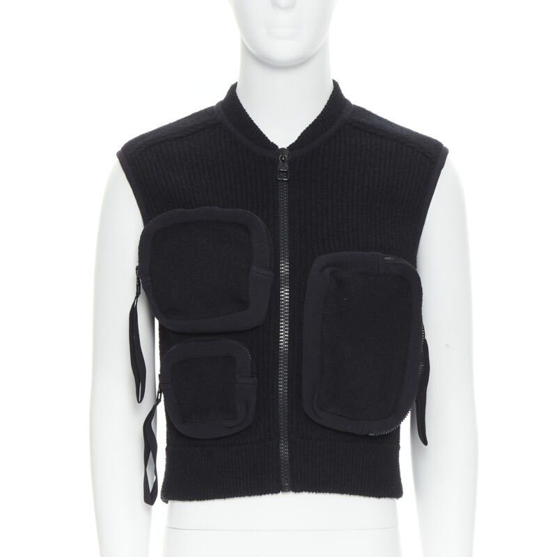 Louis Vuitton LOUS VUITTON Virgil Abloh Multi 3D Pocket utility zip pocket ribbed vest M Size US M / EU 48-50 / 2 - 1 Thumbnail